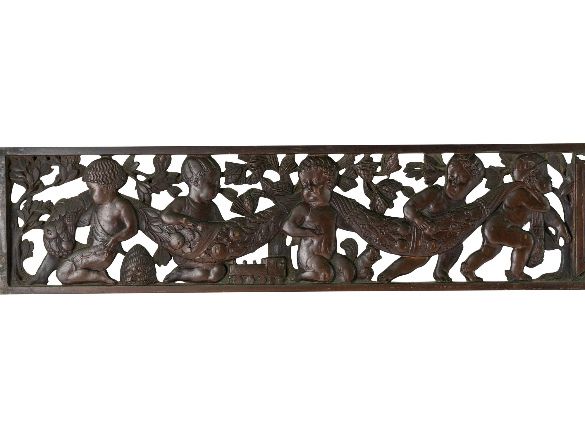 A Neoclassical Bronze Door Surround