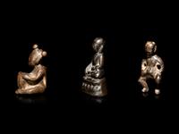 Three Small Southeast Asian Bronze Figures