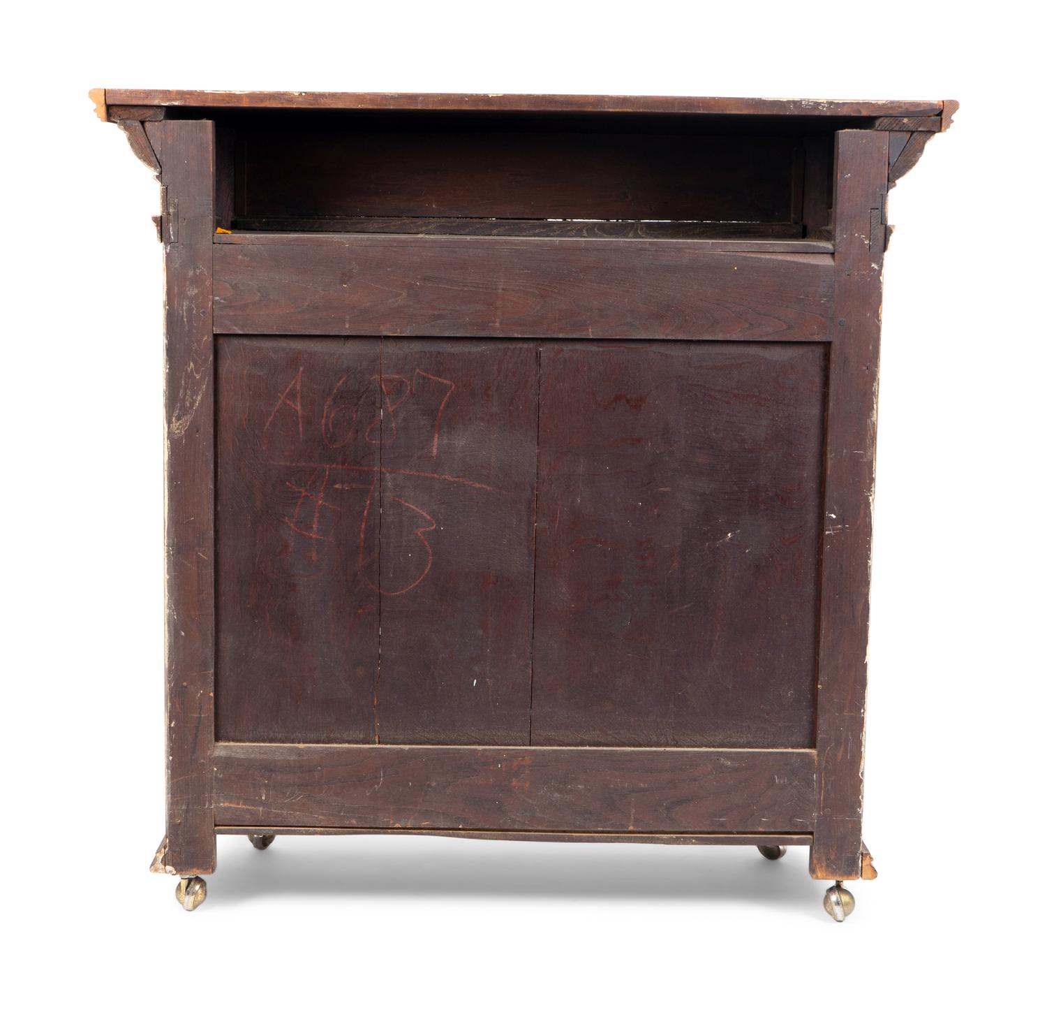 An Anglo-Indian Carved Wood Display Cabinet — 20TH CENTURY