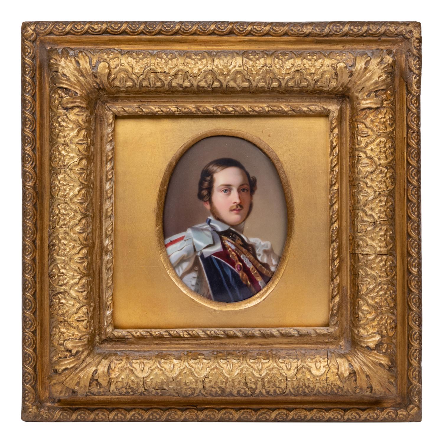 A Continental Porcelain Plaque