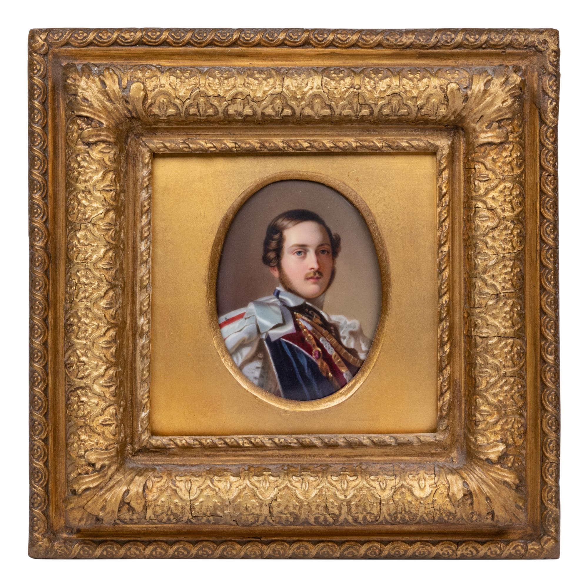 A Continental Porcelain Plaque