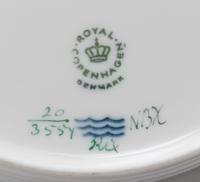 A Set of Twelve Royal Copenhagen Flora Danica Reticulated Plates Diameter 9 inches. — 20TH CENTURY