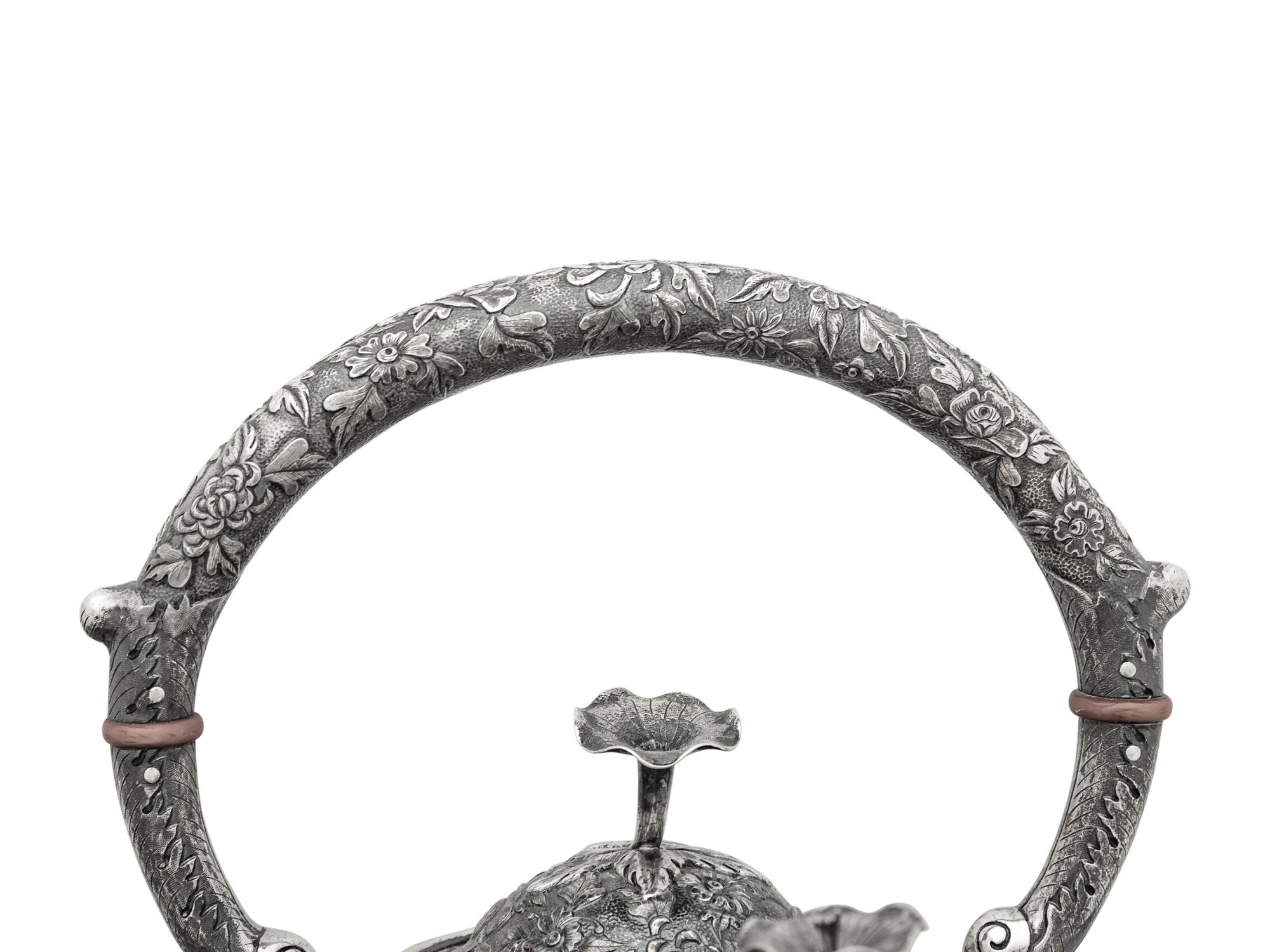 An American Silver Repoussé Seven-Piece Tea and Coffee Service