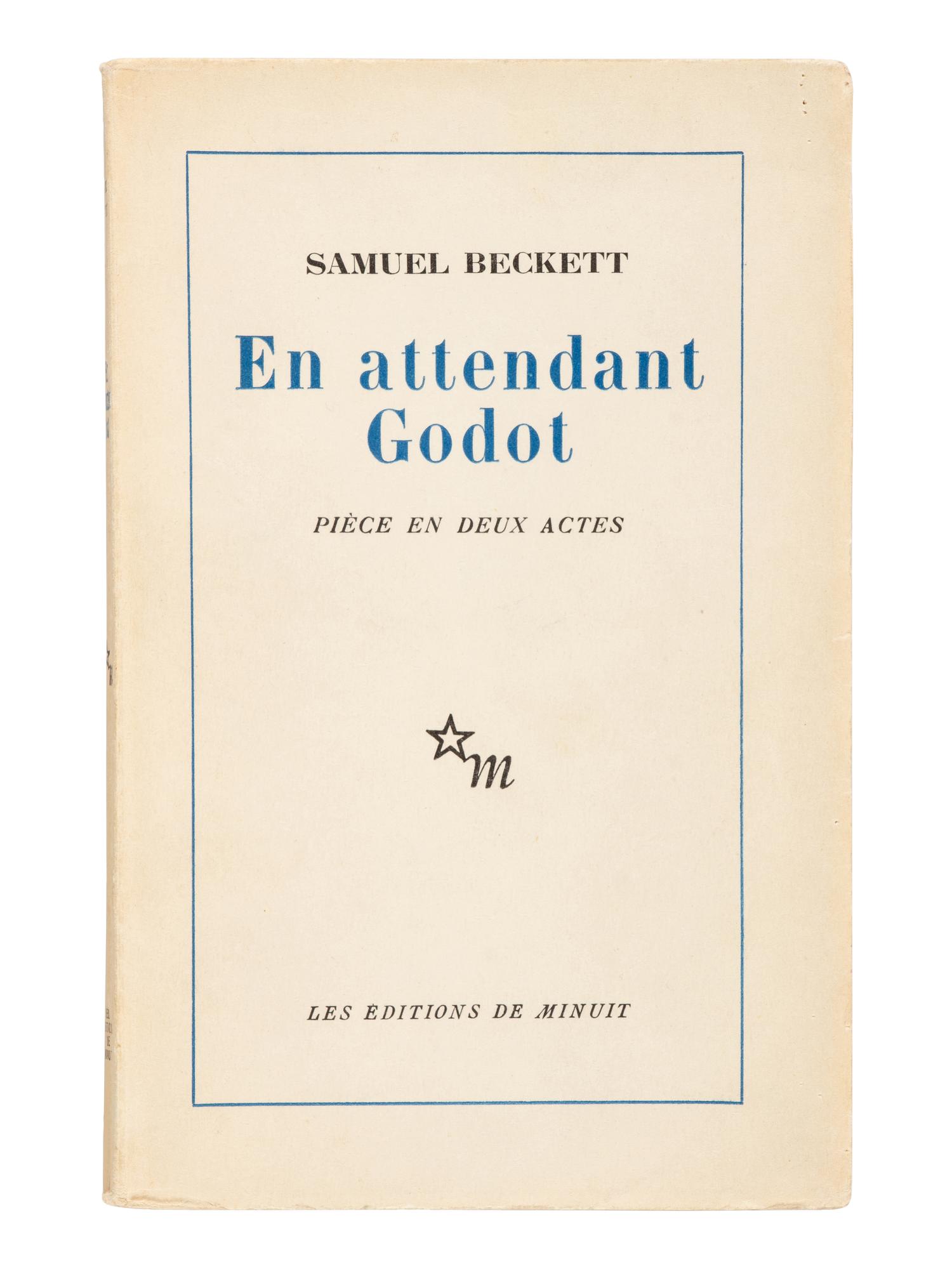 BECKETT, Samuel (1906-1989). En attendant Godot . Paris: Éditions de Minuit, 1952.