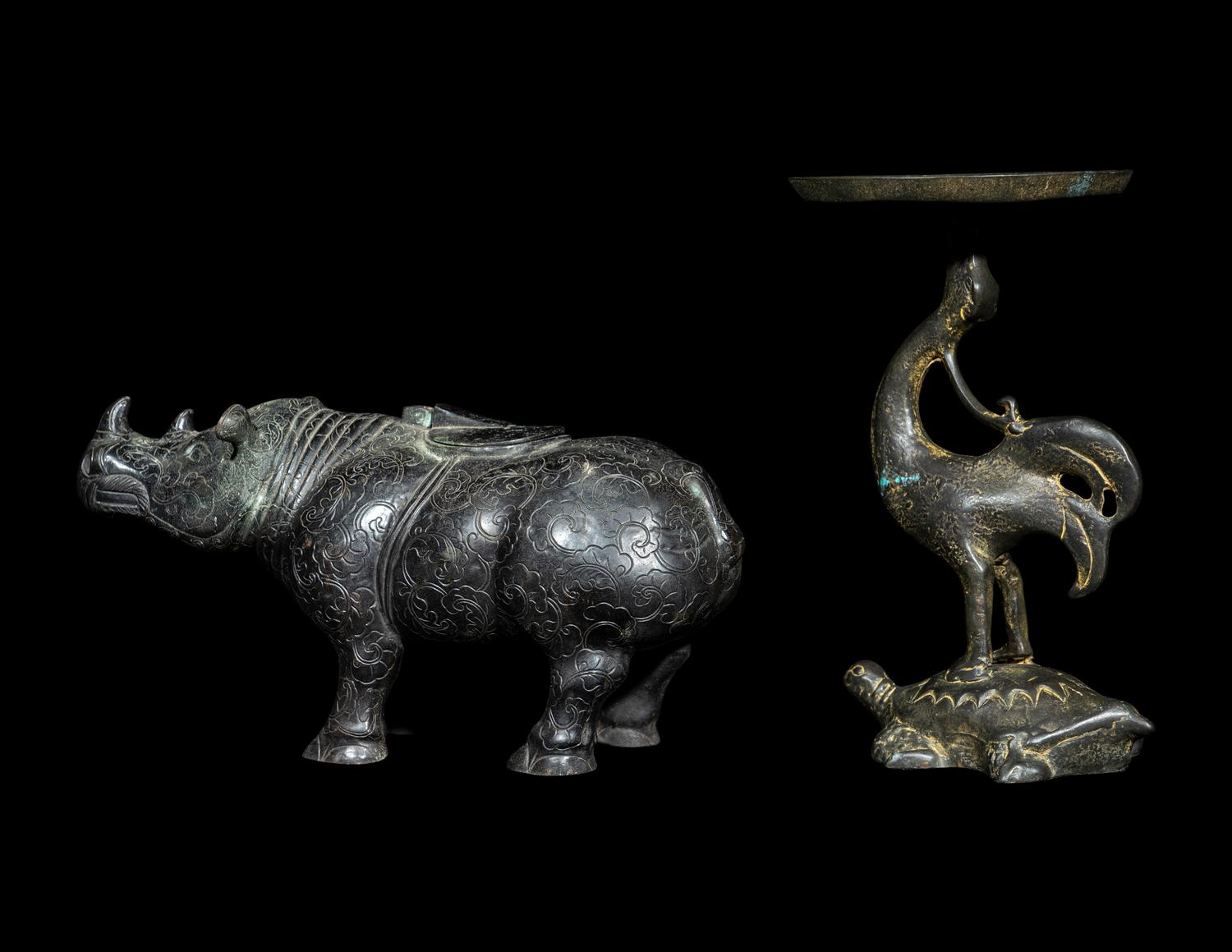 Two Chinese Archaistic Bronze Articles