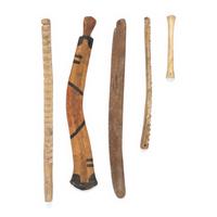 Pueblo Dance Rasps and Rabbit Sticks