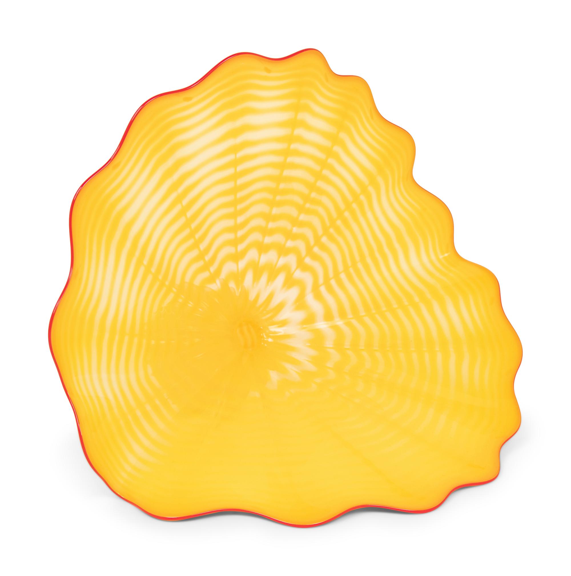 Yellow Persian Seaform with Red Lip Wrap, 1996 Portland Press Editions, USA