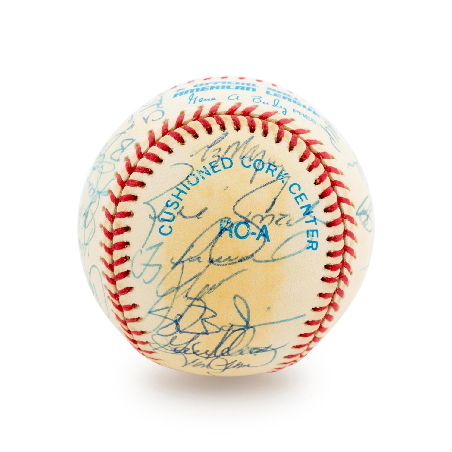 A Group of 19 Los Angeles Angels Signed Baseballs,