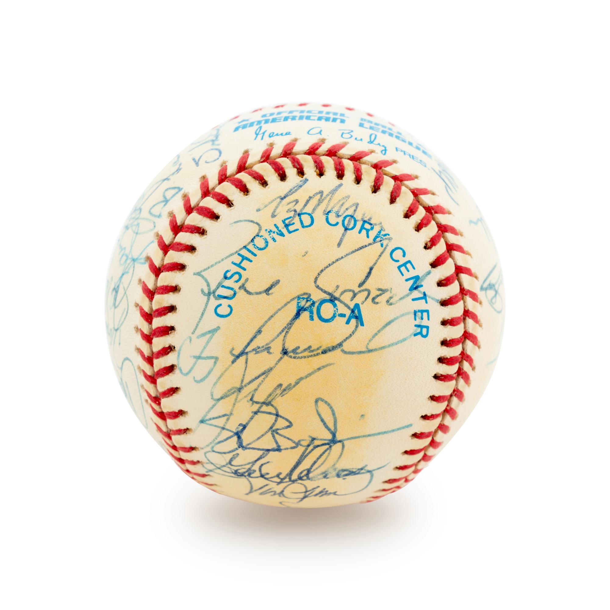 A Group of 19 Los Angeles Angels Signed Baseballs,