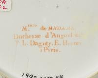 A French Porcelain Dessert Plate from President Andrew Jackson’s State Service
