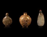 Three Chinese Snuff Bottles