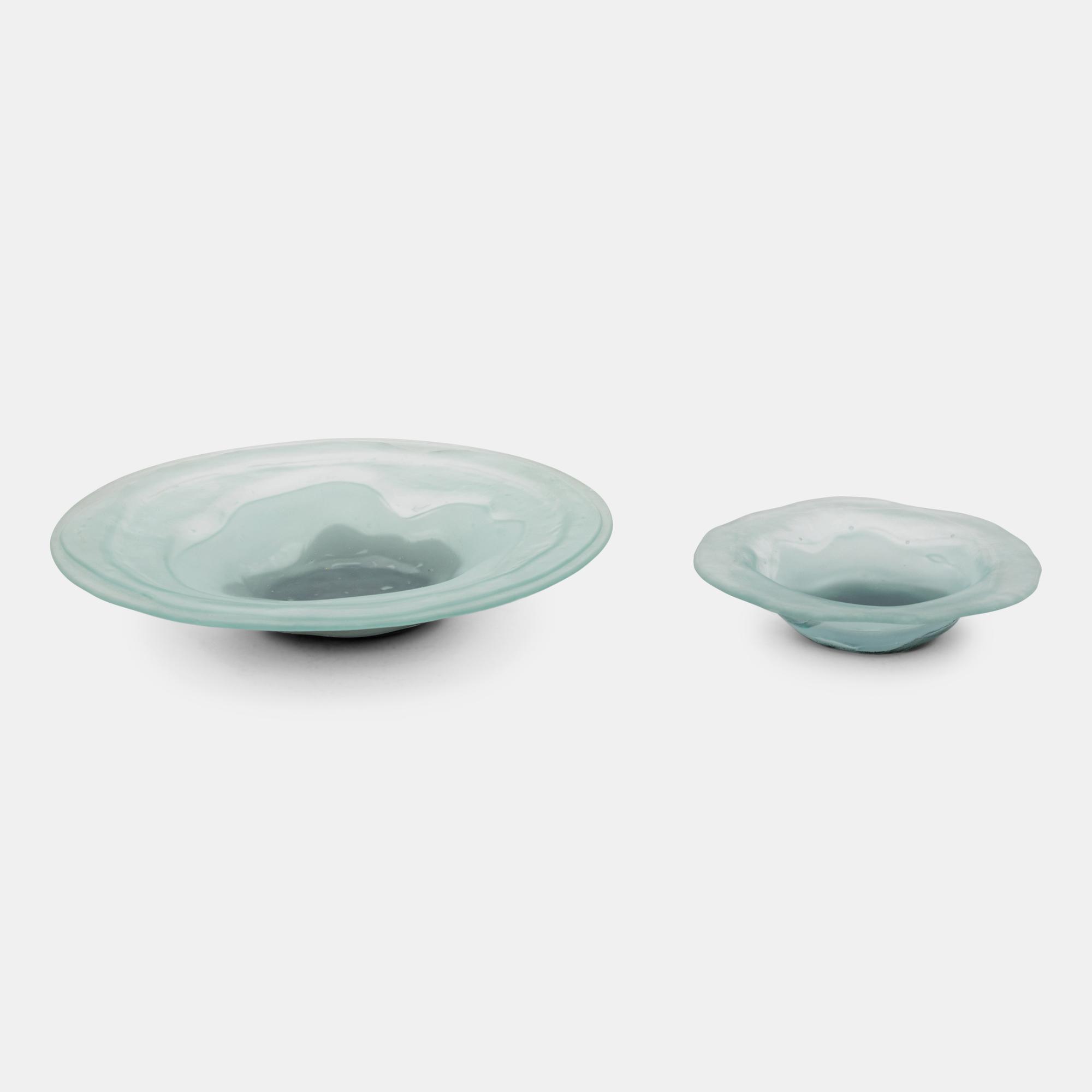 Set of Two Low Bowls