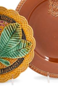 Two M.S. Kuznetsov Stoneware Dishes