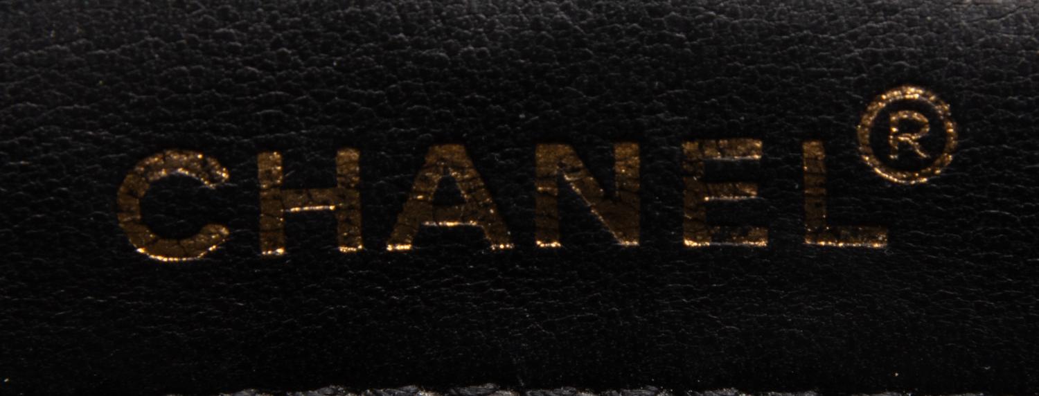 Chanel, Black Patent Chocolate Bar Bag