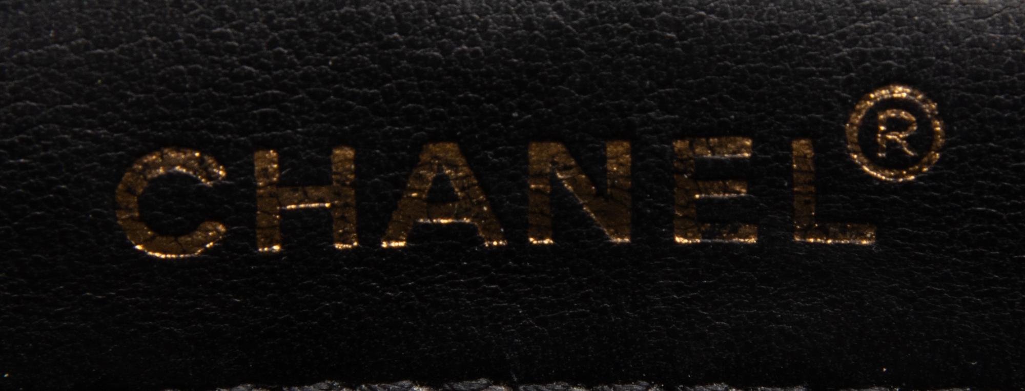 Chanel, Black Patent Chocolate Bar Bag