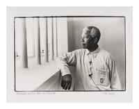 Jürgen Schadeberg (1931-2020) Nelson Mandela in his cell on Robben Island (revisit), 1994