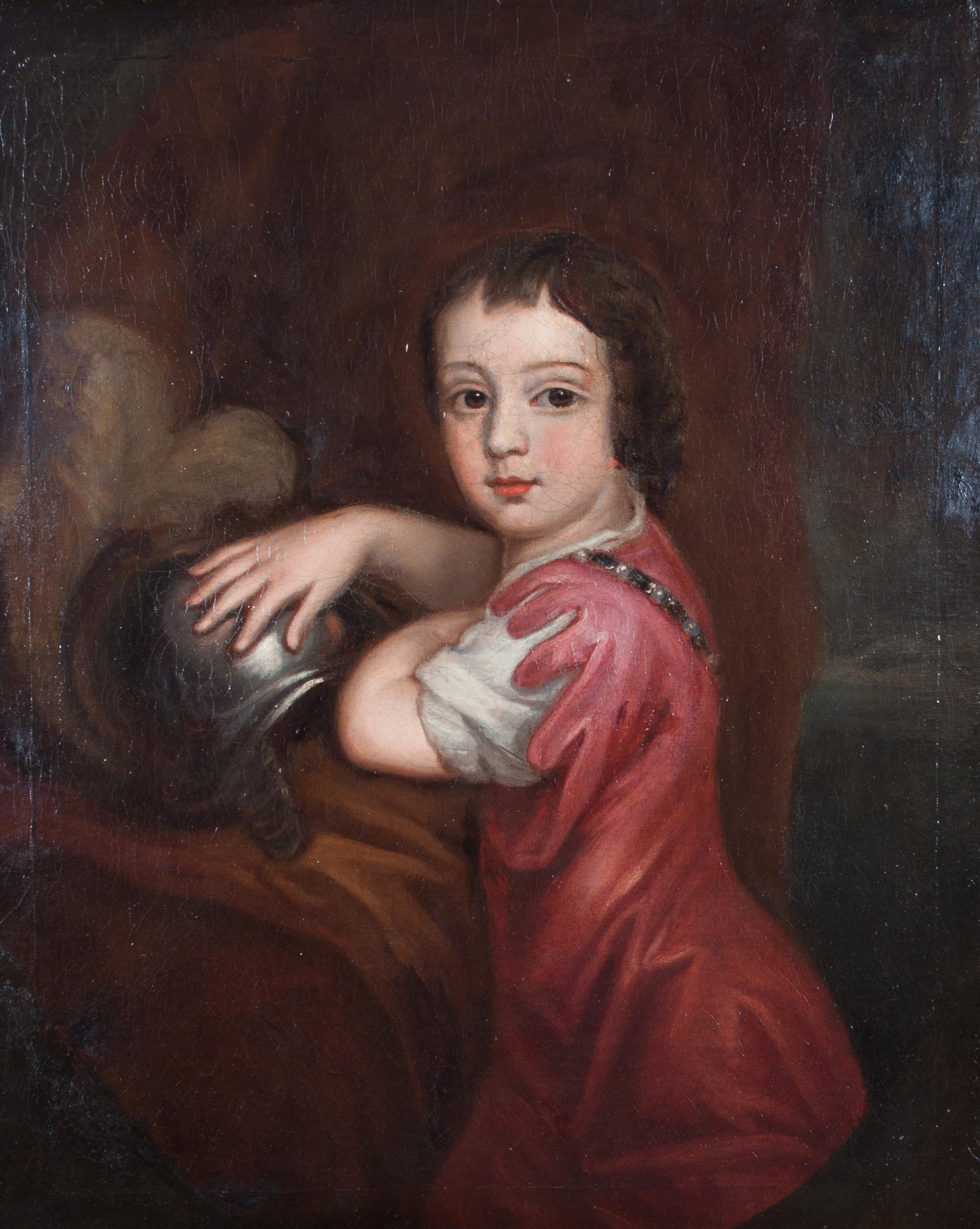 Artist Unknown, (19th century), Portrait of a Boy with Helmet
