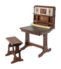 An American Walnut Student's Desk