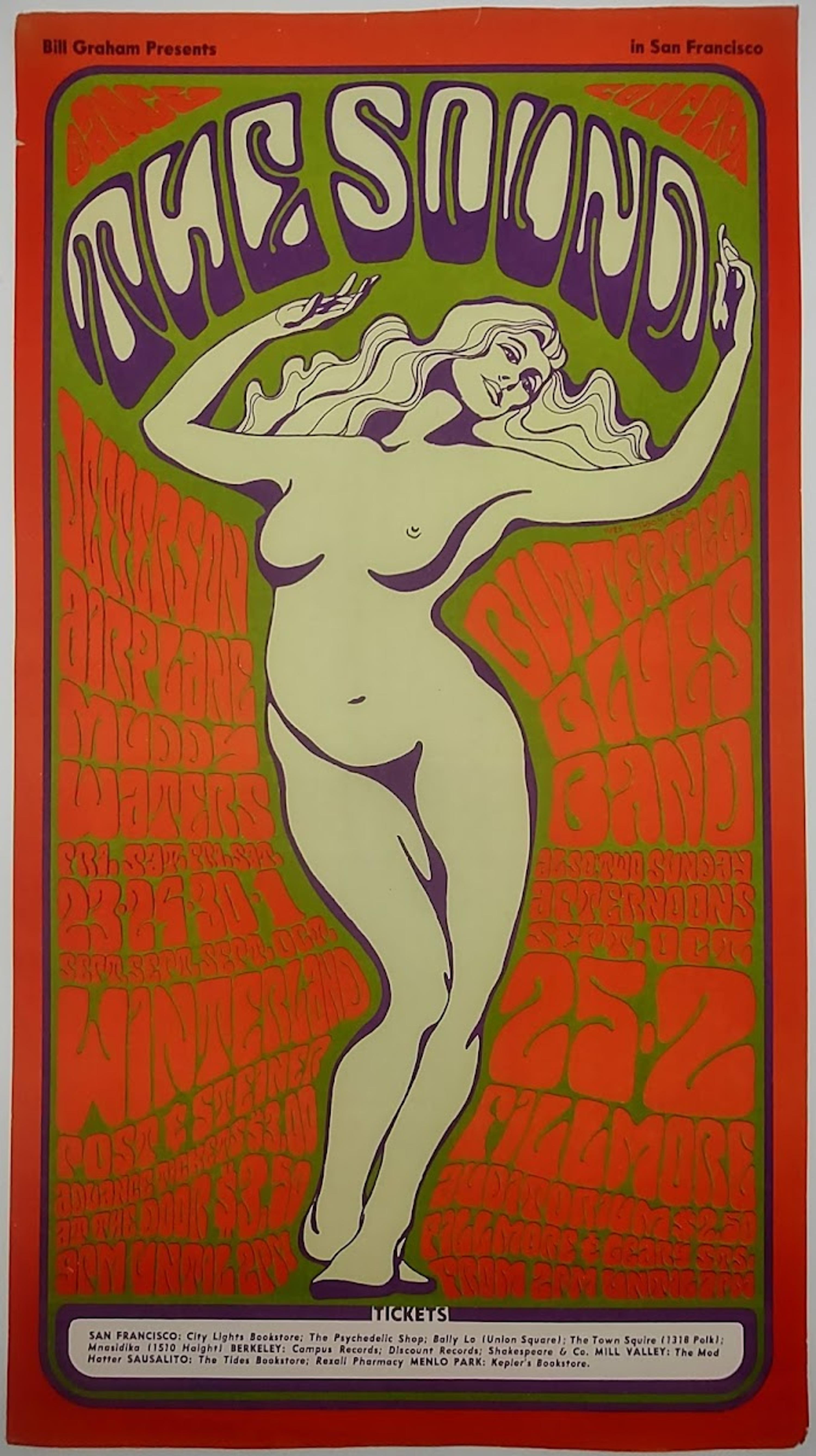 sale-BG 29 | Jefferson Airplane, Paul Butterfield Blues Band, Muddy Waters | The Fillmore & Winterland September–October 1966 | Wes Wilson | Second Edition
