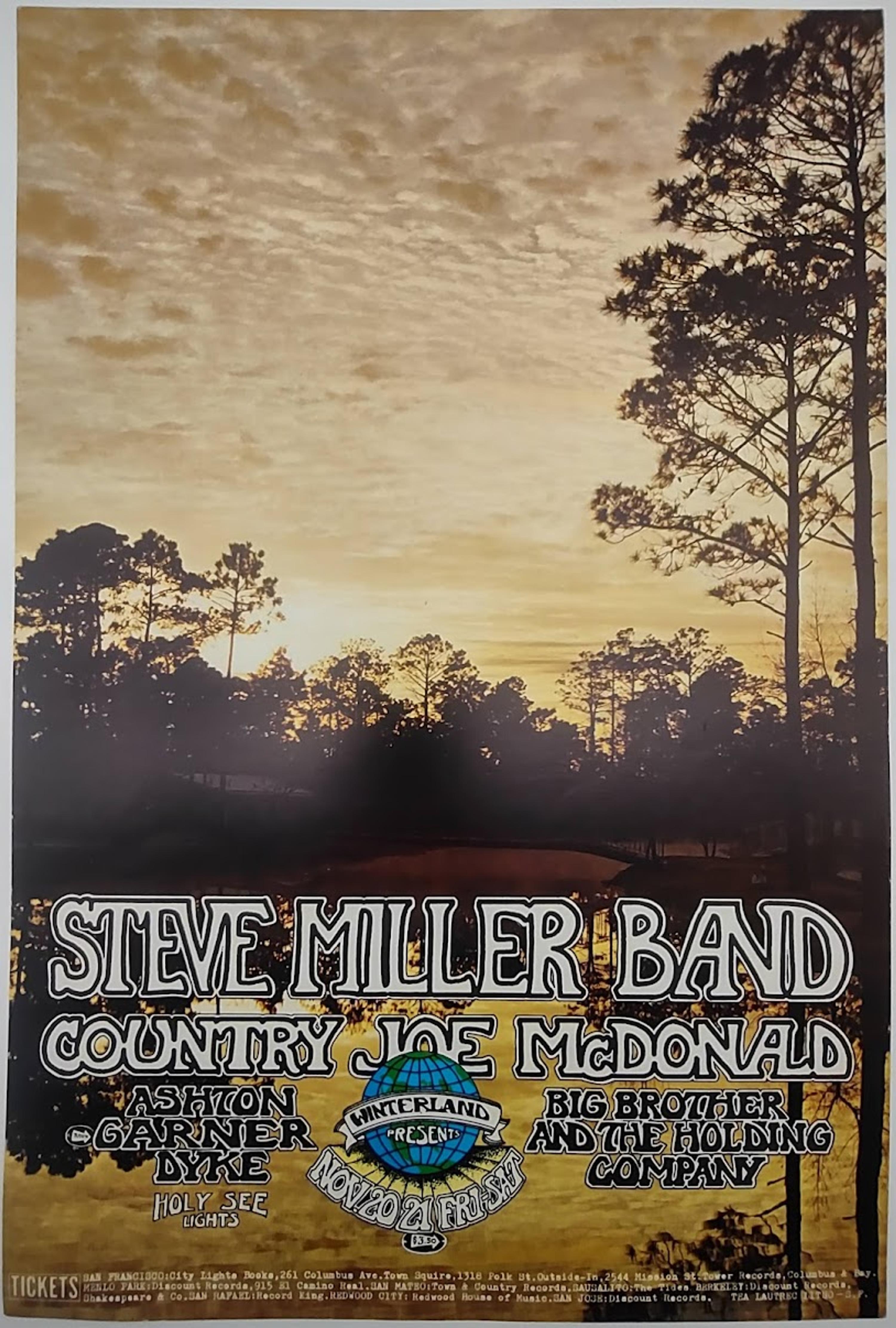 sale-WIN 701120 | Steve Miller Band, Country Joe McDonald | Winterland November 20–21, 1970 | Randy Tuten | First Edition