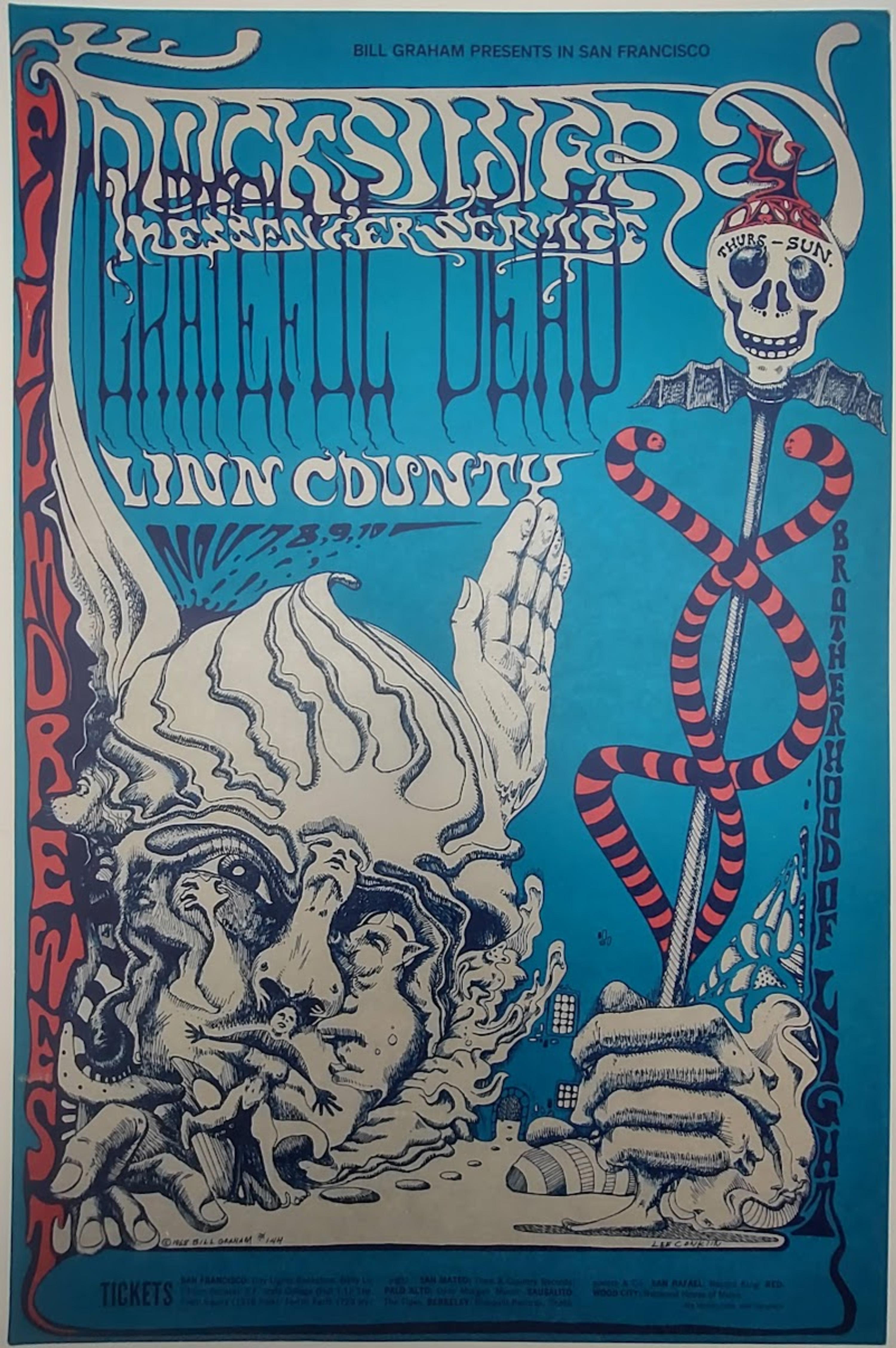 sale-BG 144 The Grateful Dead, Quicksilver Messenger Service, The Fillmore West Poster