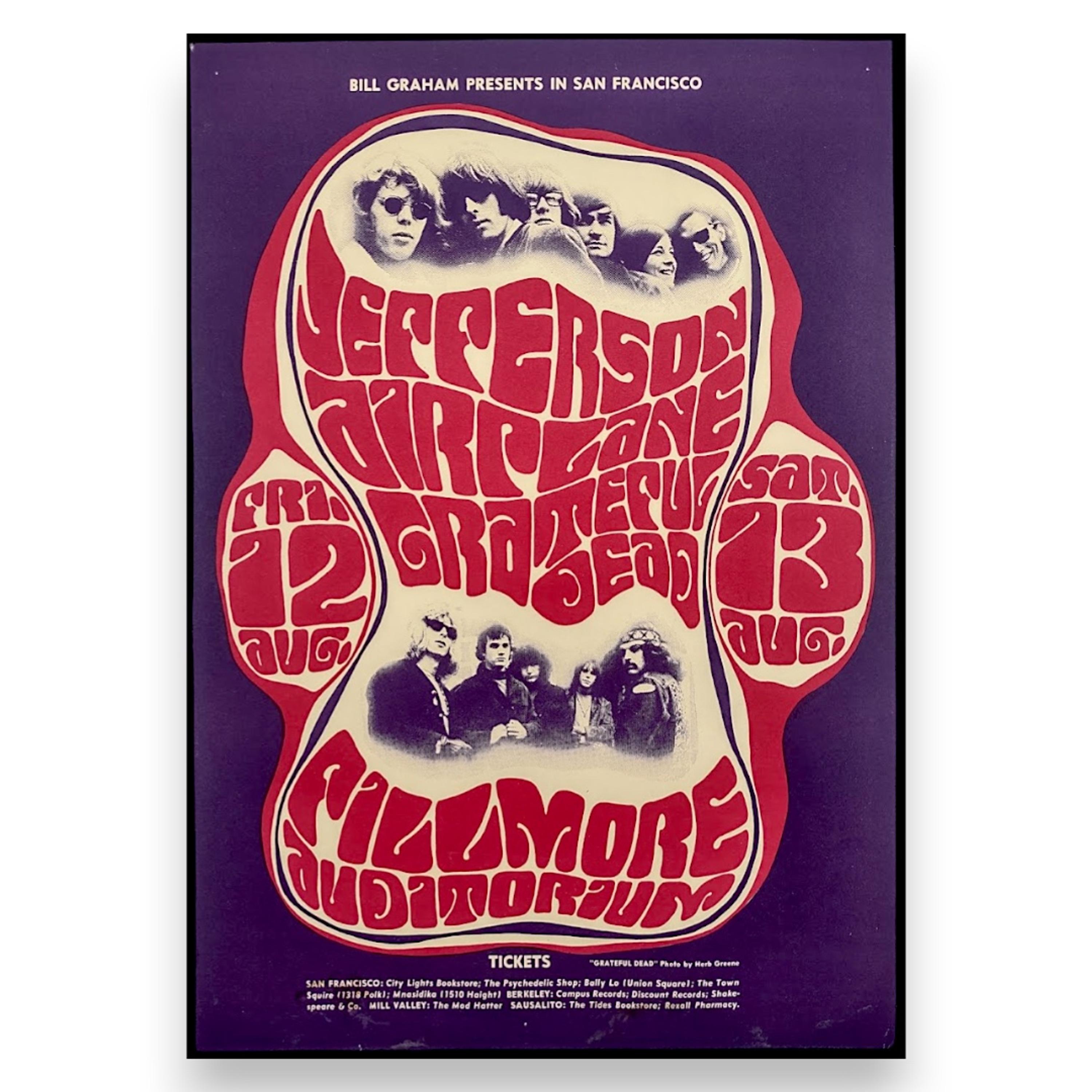 sale-BG-23-OP-1-A Jefferson Airplane & Grateful Dead | Wes Wilson | August 12-13, 1966