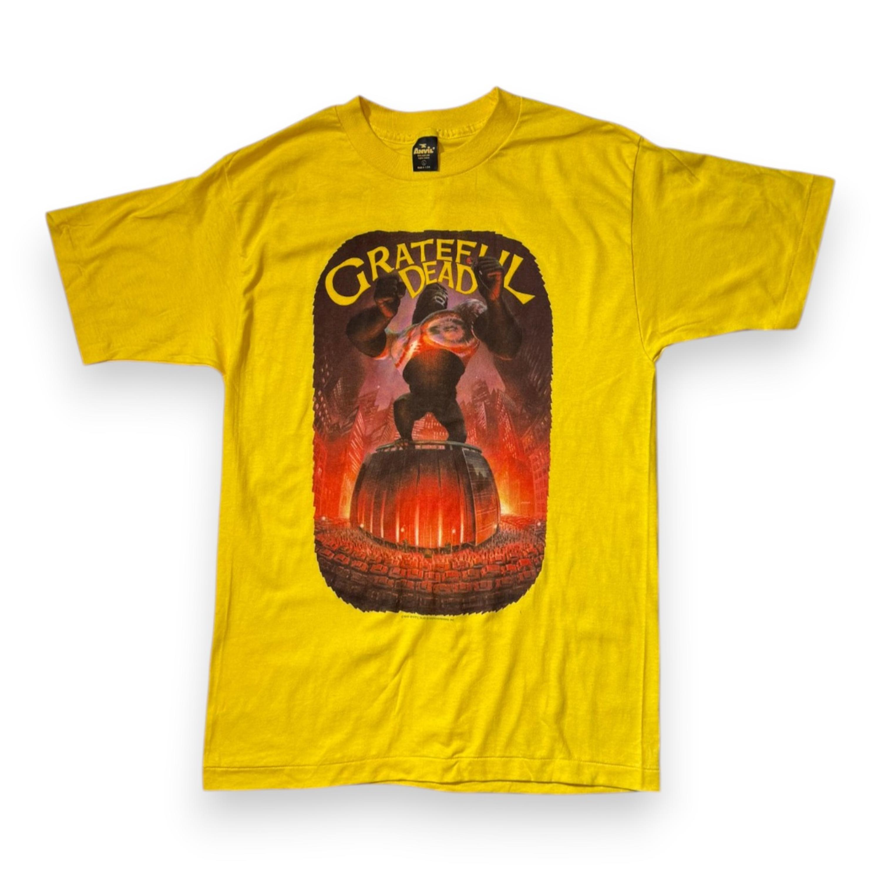 sale-1988 Grateful Dead Madison Square Garden T-Shirt — King Kong, Size L