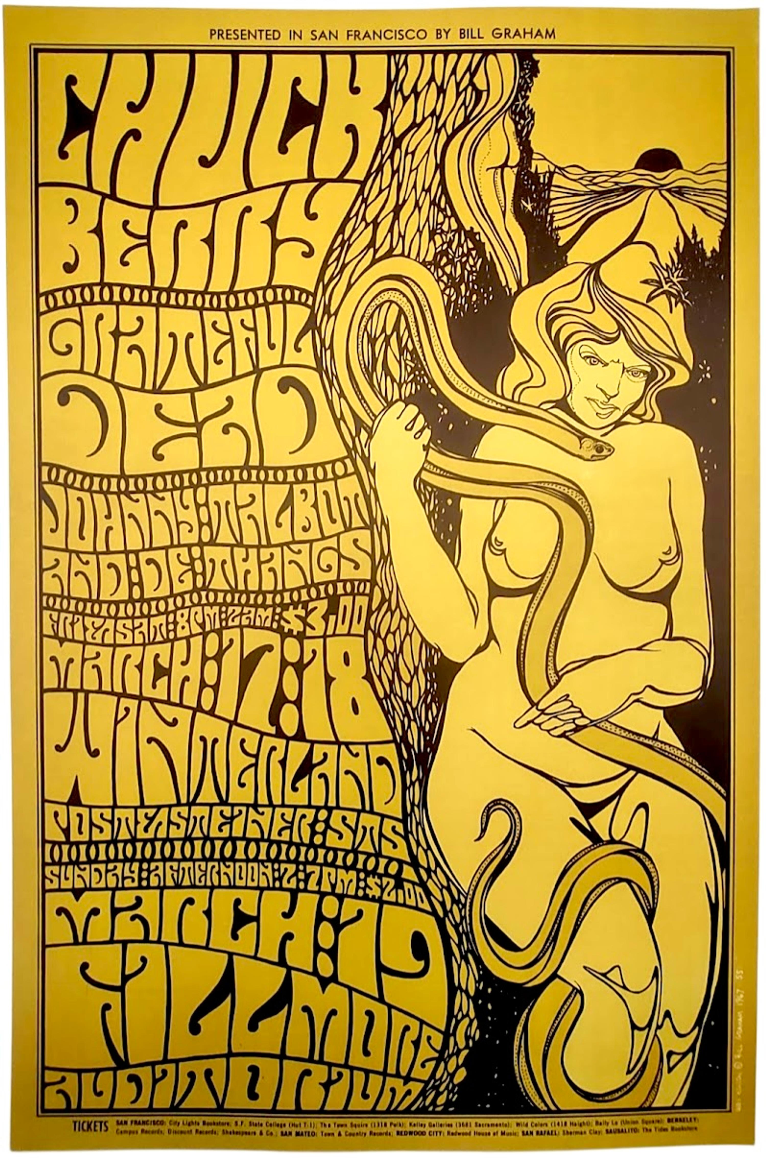 sale-BG 55 | The Grateful Dead | The Fillmore March 19, 1967 | Wes Wilson | Second Edition