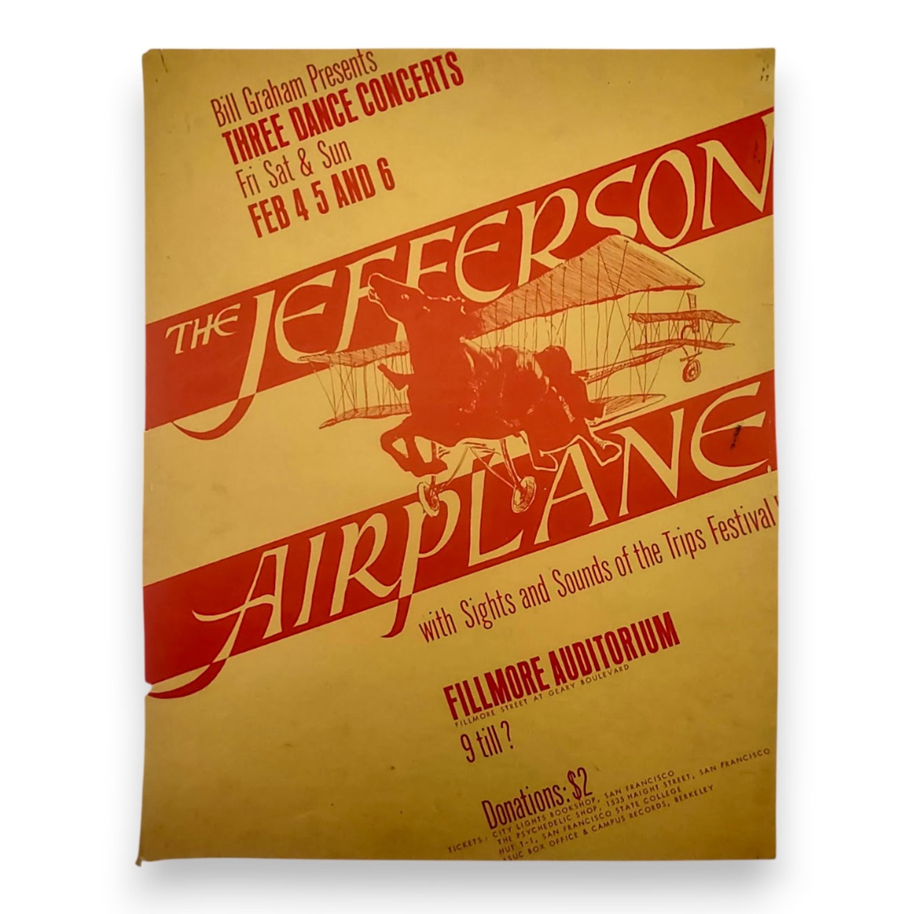 sale-BG-1 Jefferson Airplane | Peter Bailey | February 4-6, 1966 | Very Good