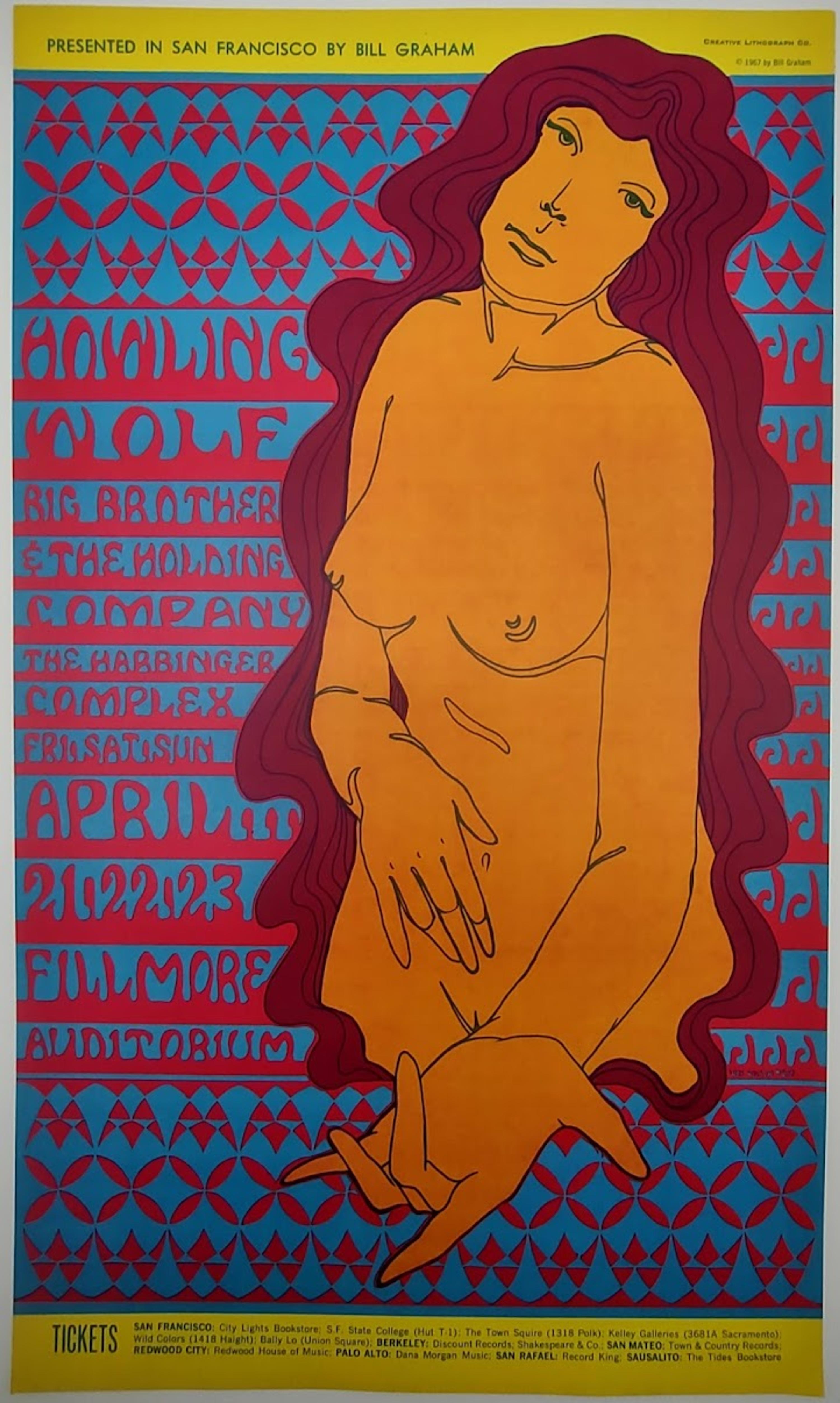 sale-BG 60 | Howlin' Wolf, Big Brother & The Holding Company | The Fillmore April 21–23, 1967 | Wes Wilson | First Edition