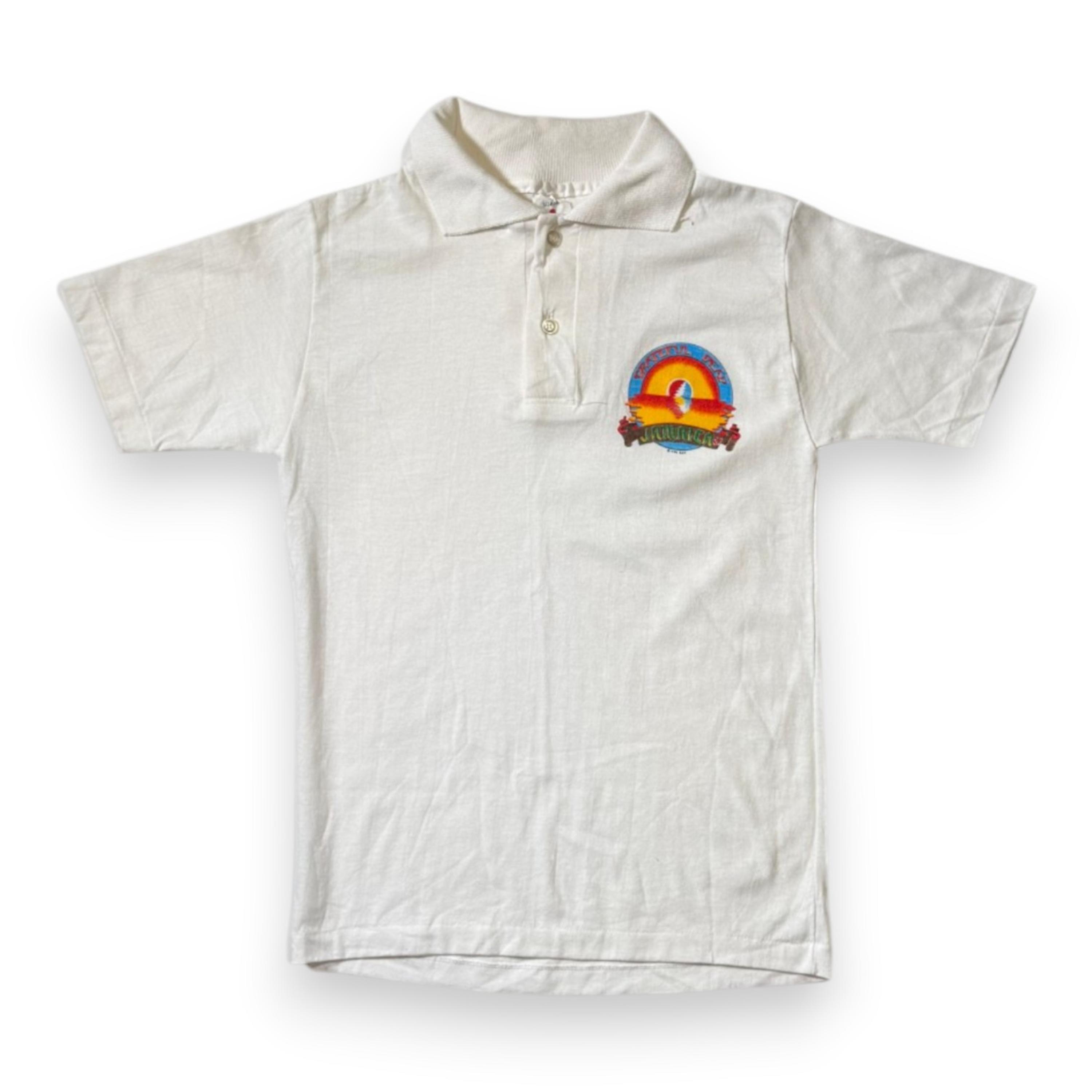 sale-1982 Grateful Dead Jamaica World Music Festival Polo Shirt, Size S