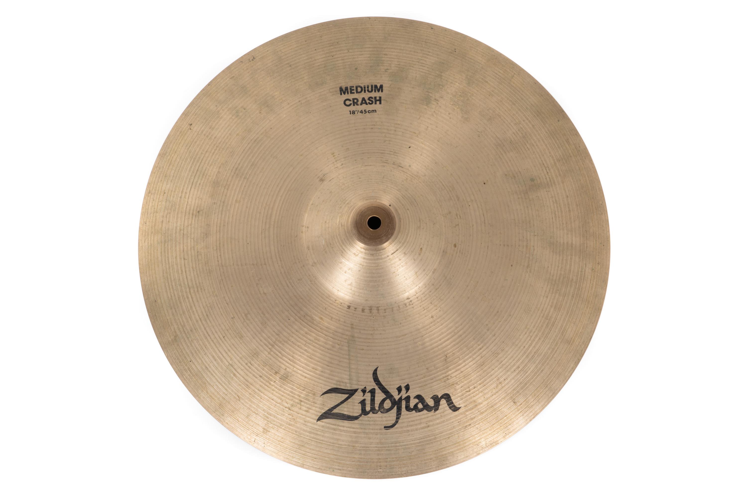 sale-Grateful Dead Bill Kreutzmann Medium Crash Zildjian Cymbal — From the Estate of 'Ram Rod' Shurtliff