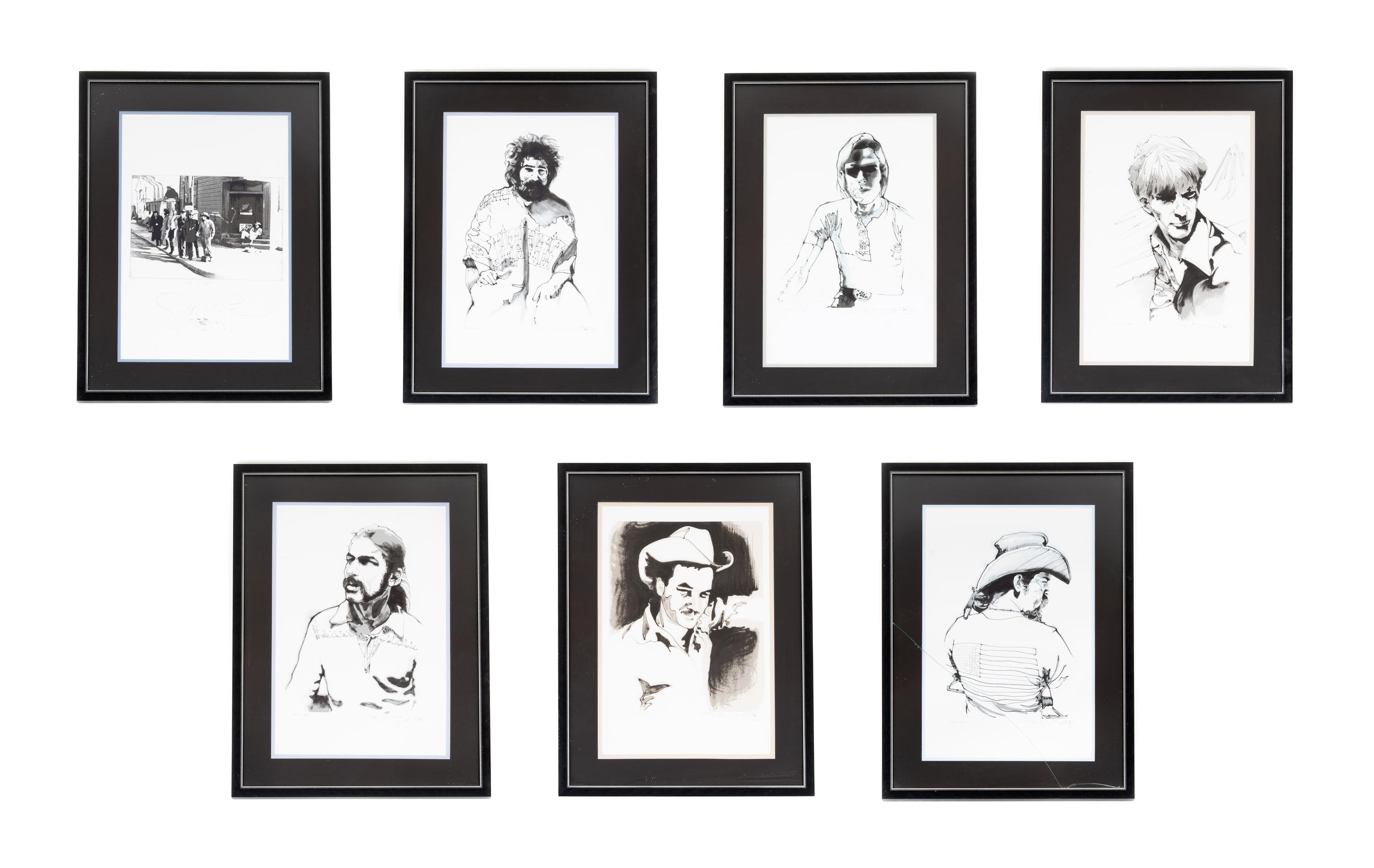 sale-Complete Workingman's Dead Lithos 163/200 — Stanley Mouse 