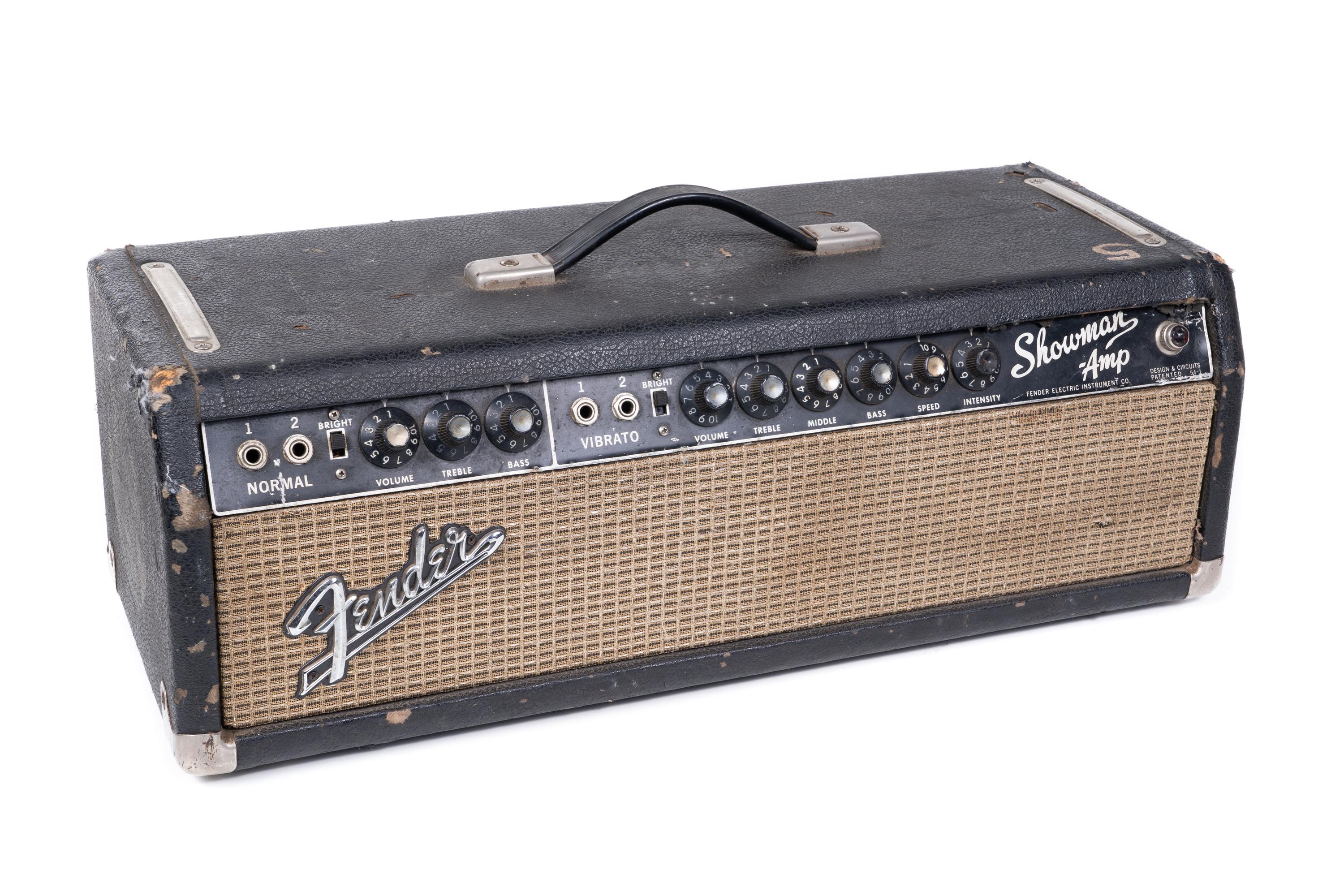 sale-Phil Lesh's 1960s–1970s Grateful Dead Fender Showman Bass Amplifier Head #5