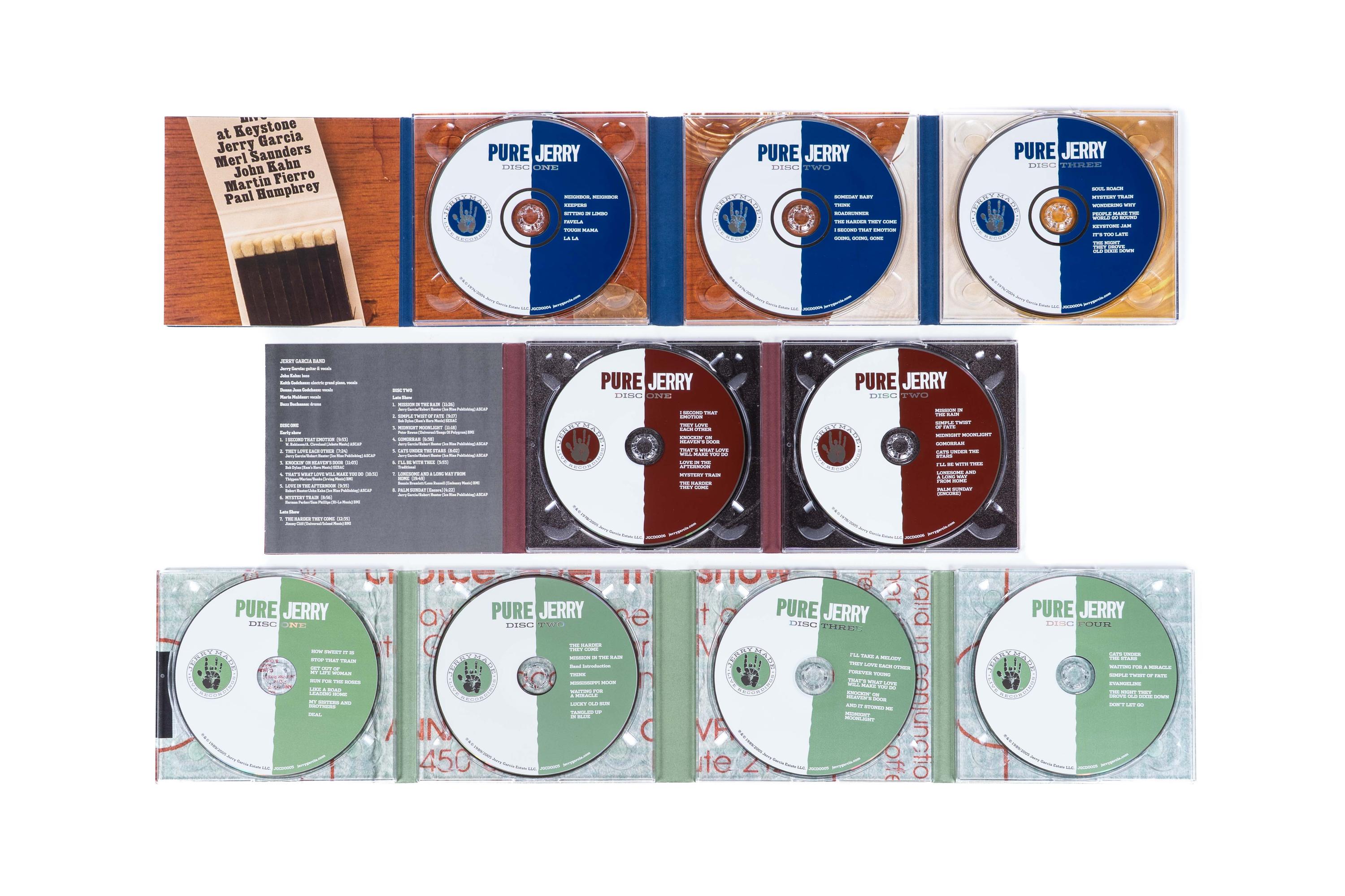 sale-Pure Jerry Archival Live Series — Six-Volume CD Collection of Jerry Garcia Band & Side Project Performances, 1974–1989