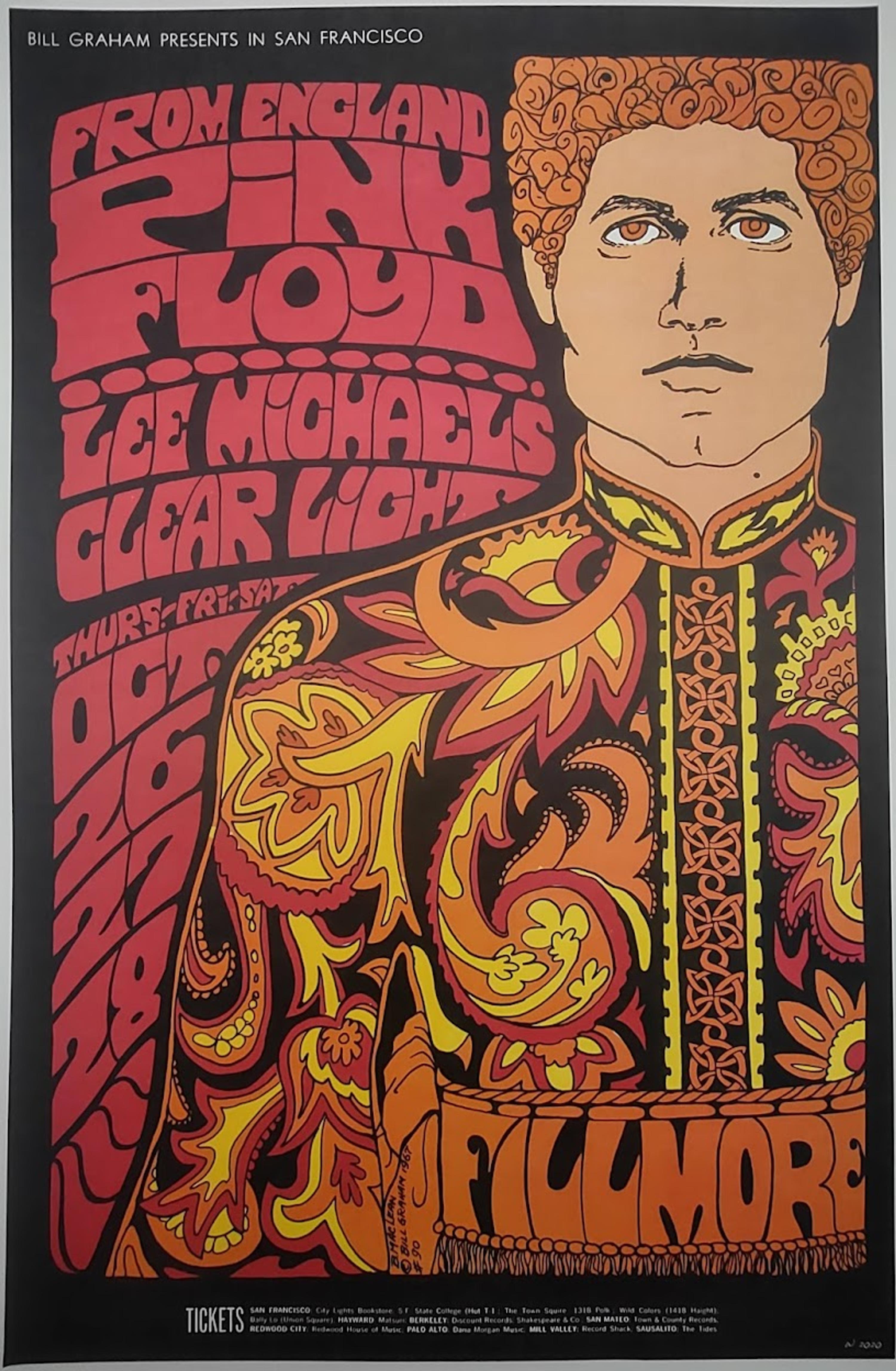 sale-BG 90 | Pink Floyd | The Fillmore October 26–28, 1967 | Bonnie MacLean | Third Edition