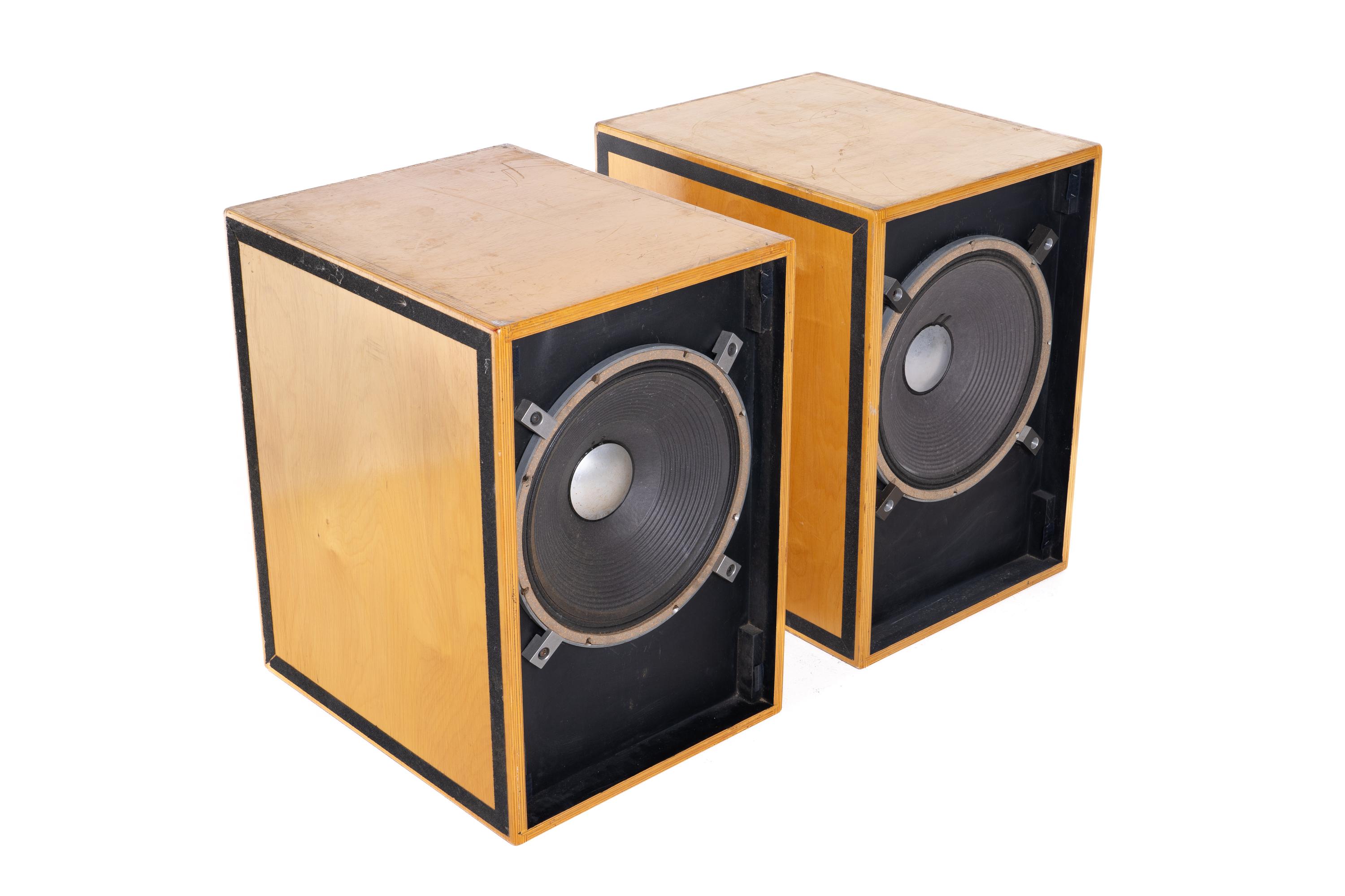 sale-Pair of Late-1970s Grateful Dead / Hard Truckers 15-Inch Bass Cabinets