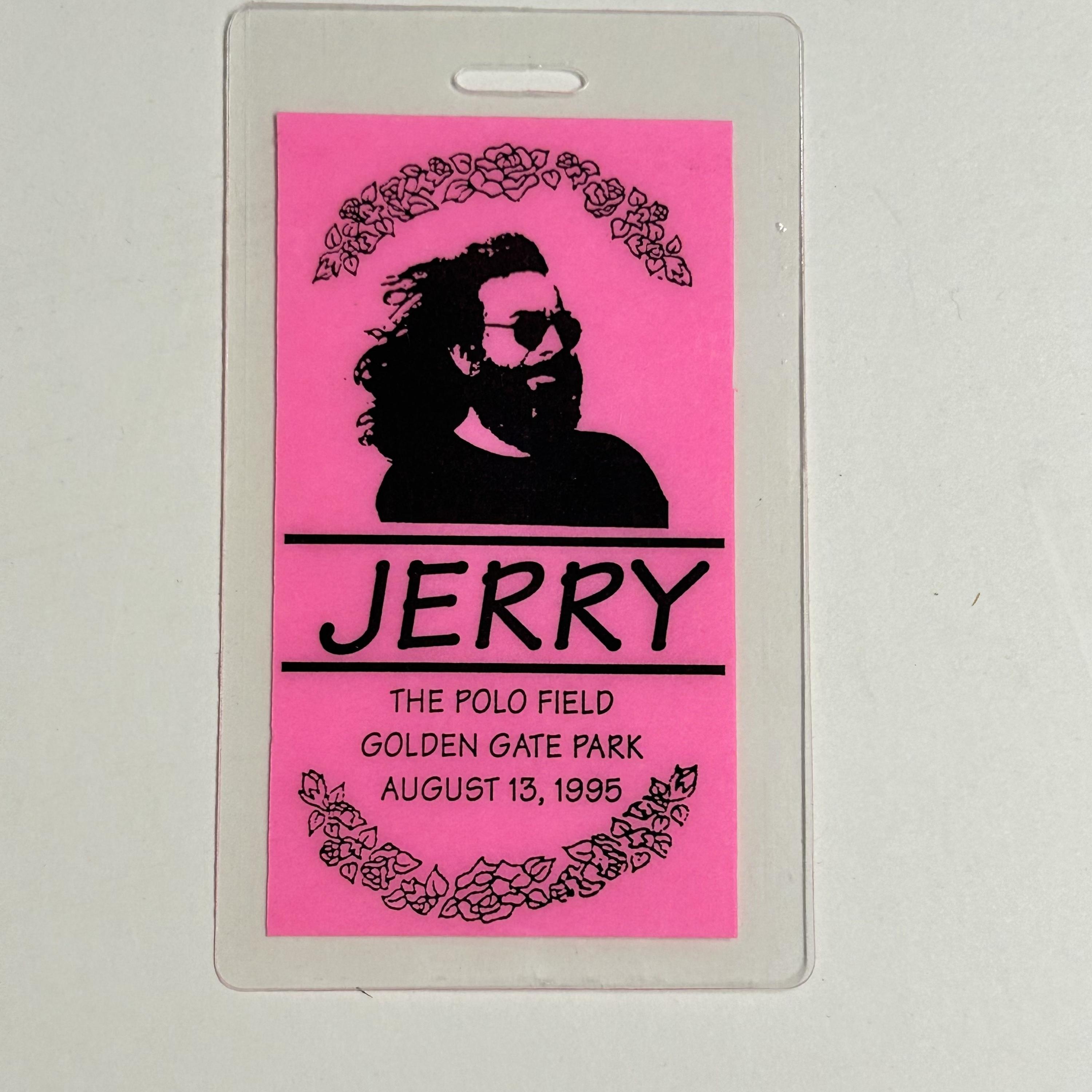 sale-Jerry Garcia Memorial Laminate — Golden Gate Park, 8/13/1995