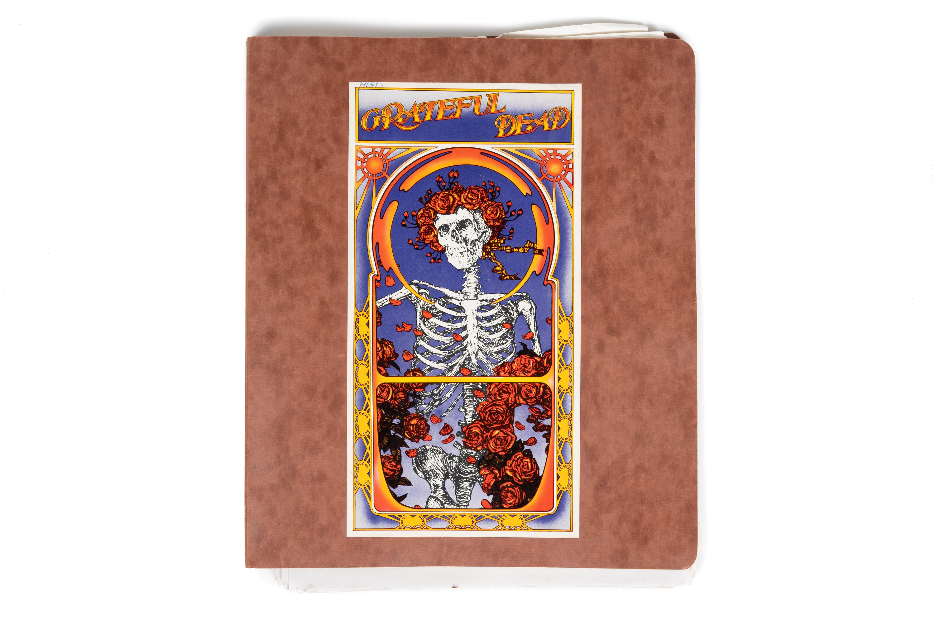 sale-Grateful Dead Dan Healy's 1972 Europe Tour Itinerary
