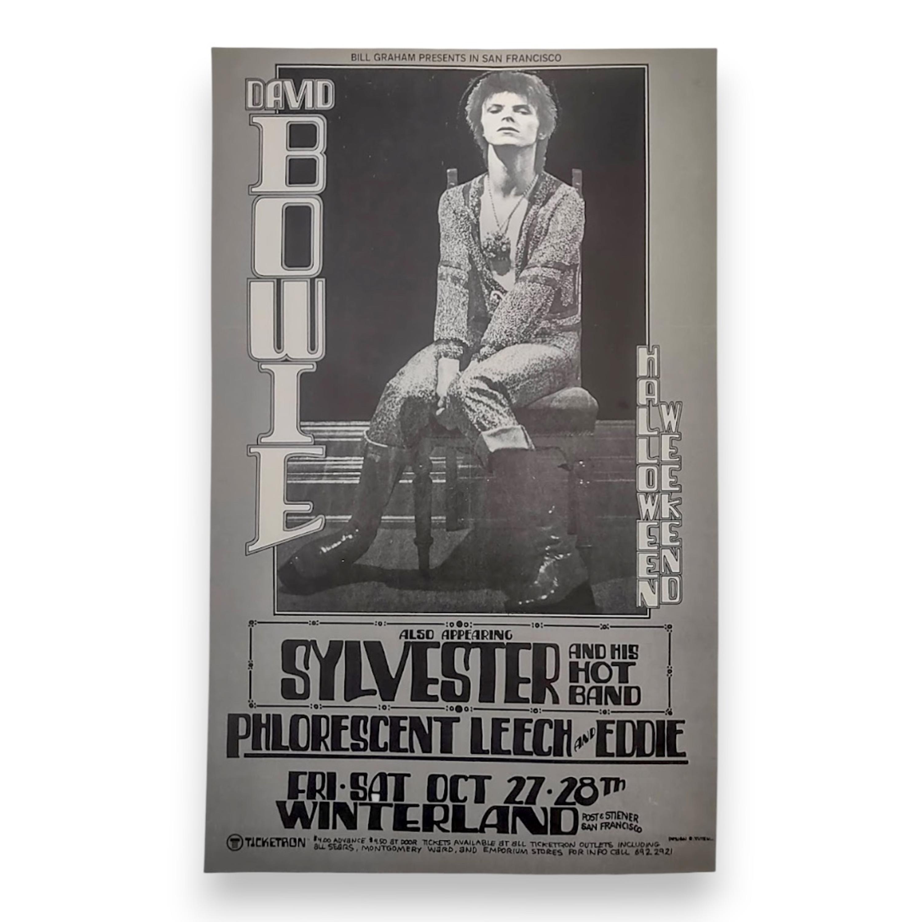sale-WIN-721027 David Bowie, Winterland | Randy Tuten | October 27-28, 1972 | First Edition