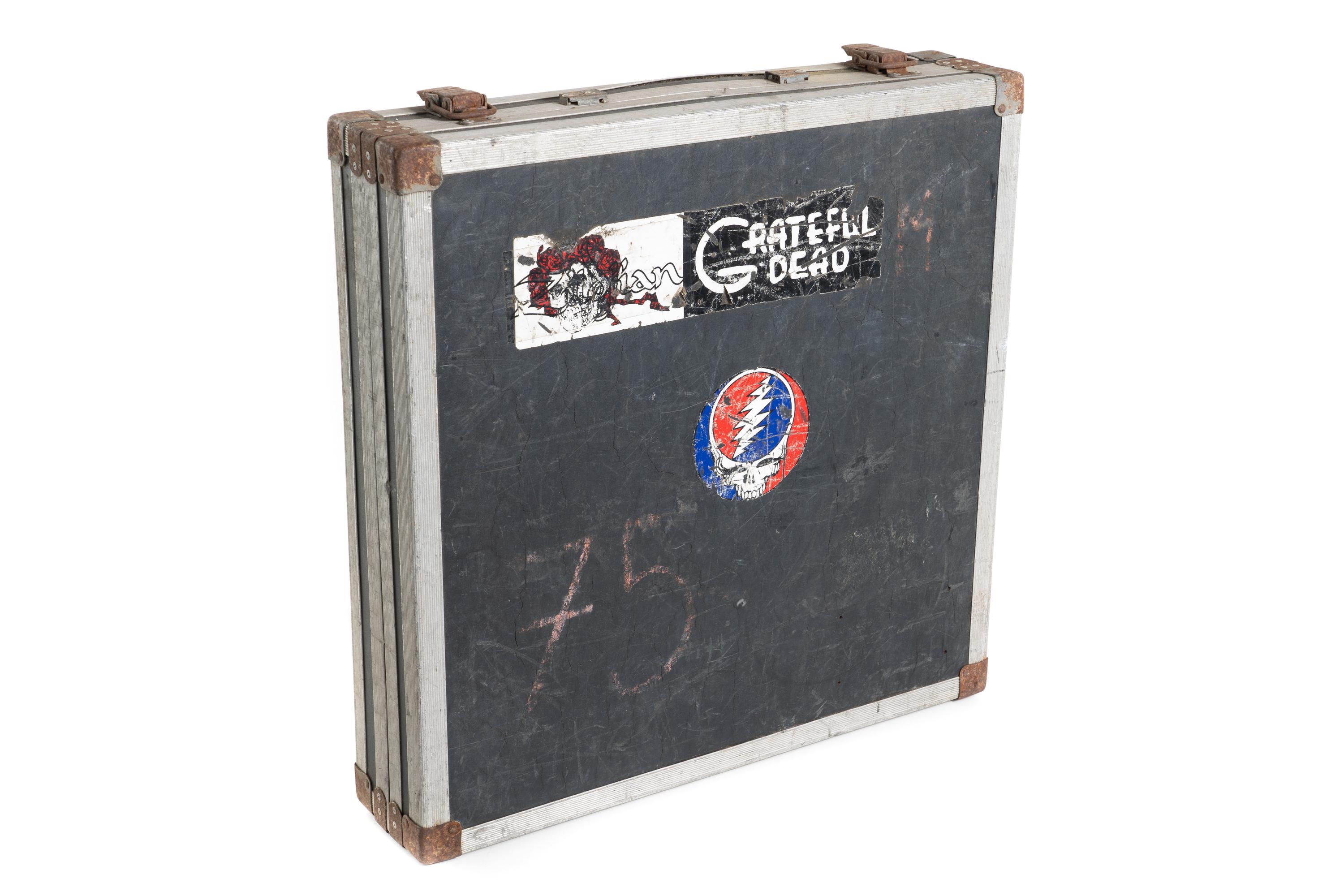 sale-Grateful Dead Empty Cymbal Case #75 — From the Estate of 'Ram Rod' Shurtliff