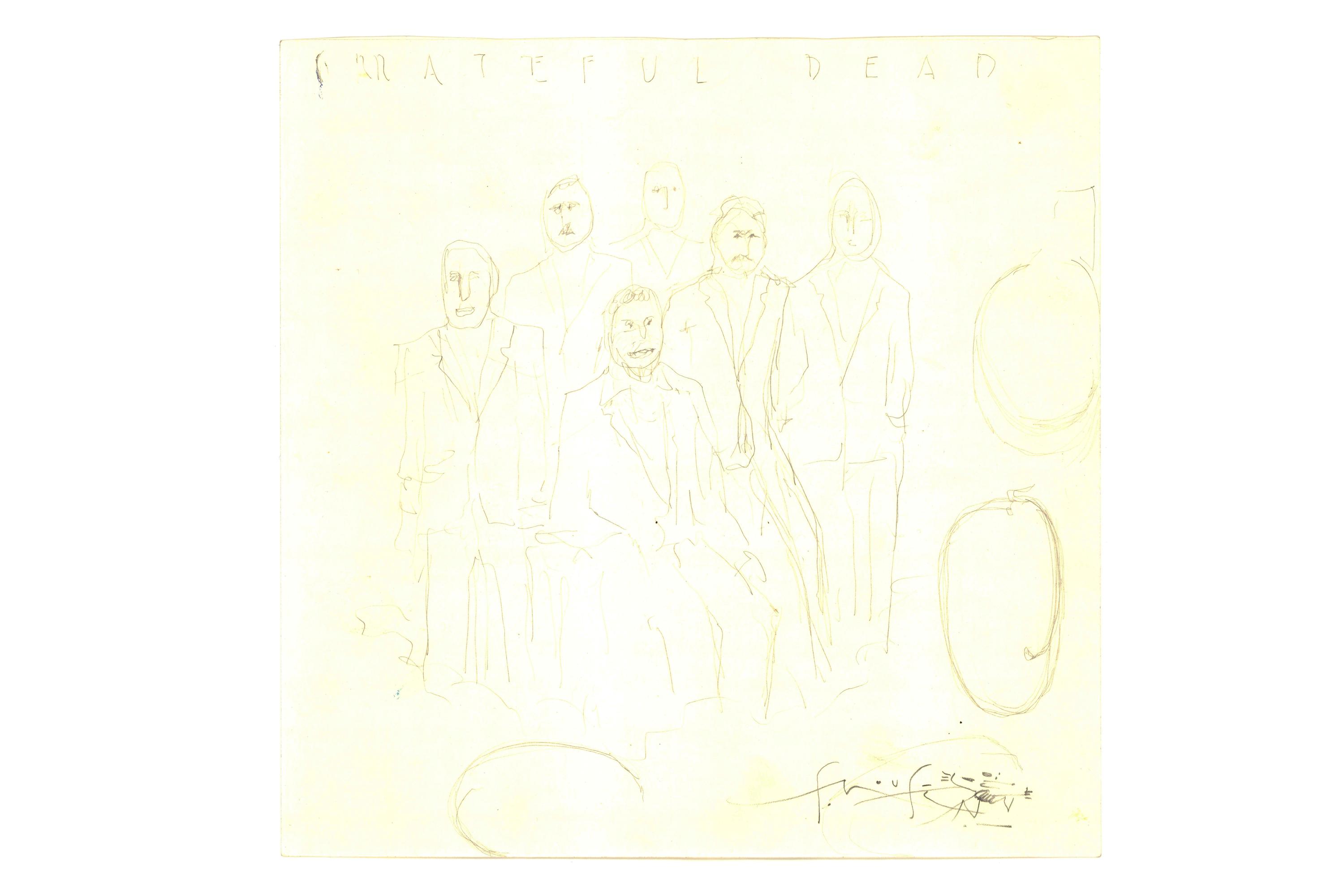 sale-Grateful Dead 'Go to Heaven' Original Artwork by Stanley Mouse — Signed 