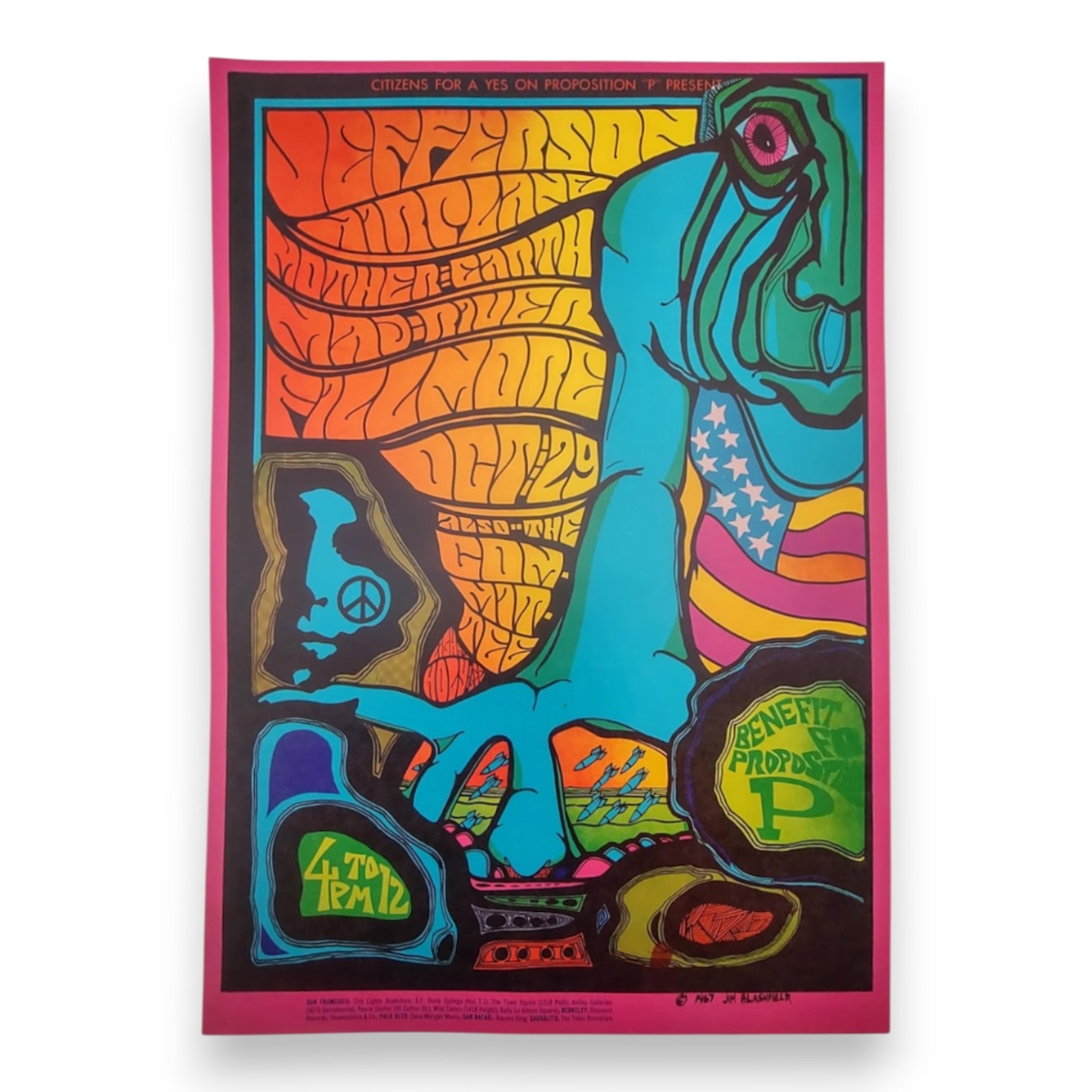 sale-AOR 2.89 Jefferson Airplane & Mother Earth | Jim Blashfield | Oct 29, 1967 | Excellent