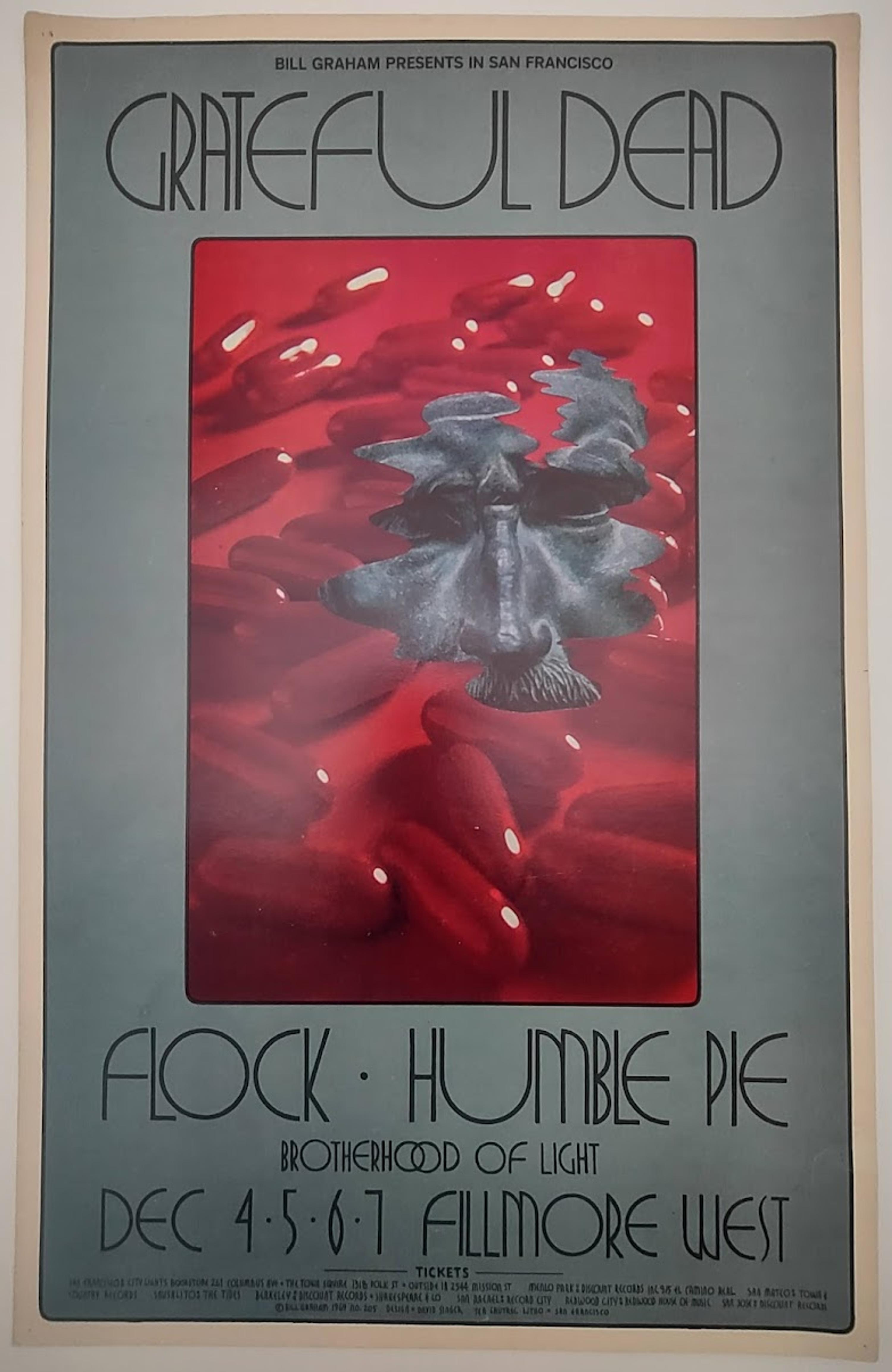 sale-BG 205 | The Grateful Dead, Humble Pie | The Fillmore West December 4–7, 1969 | David Singer | First Edition