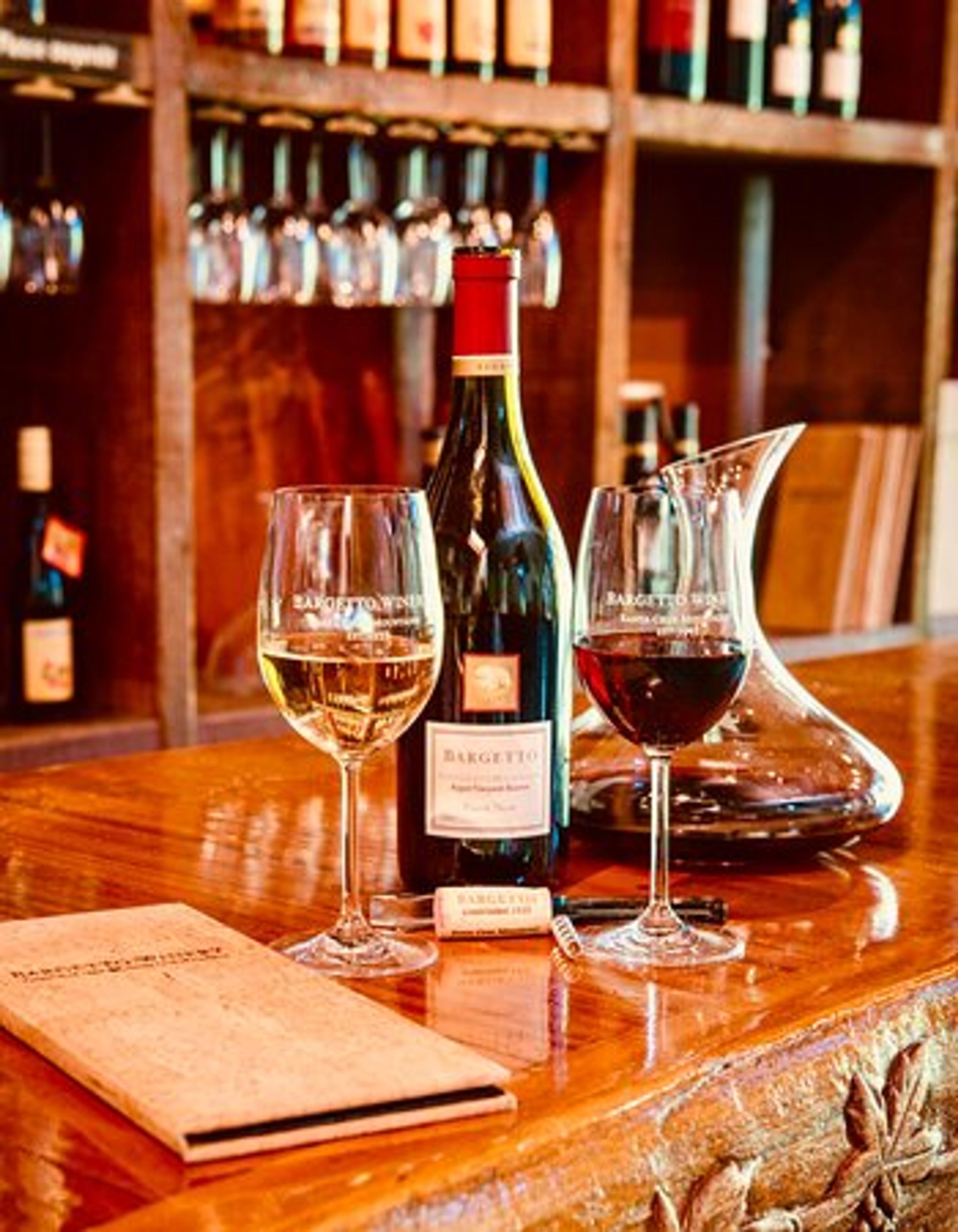 sale-Santa Cruz Wine Lover’s Experience: Mixed Case & Tasting for Four at Bargetto Winery