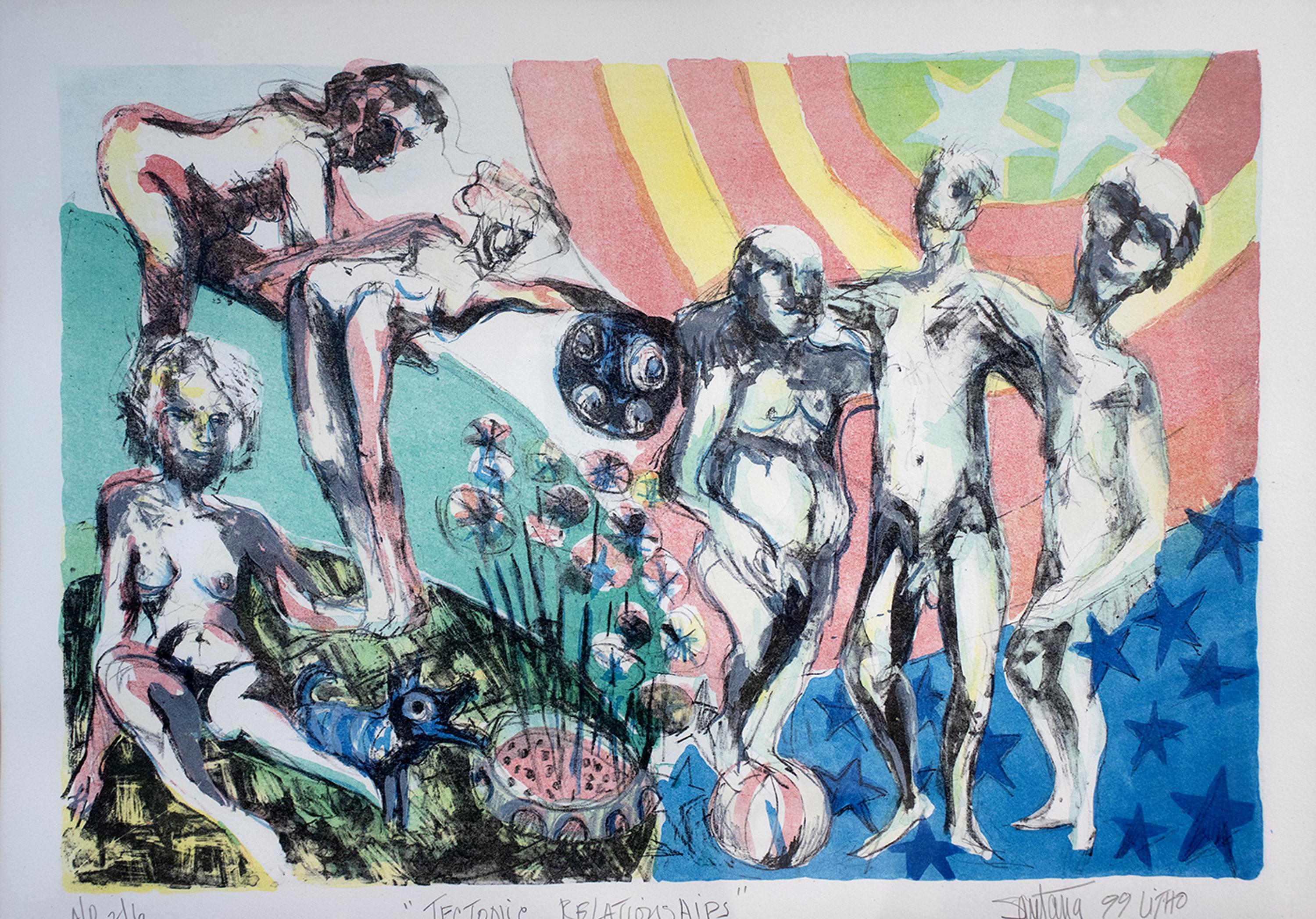 sale-Manny Santana, Tectonic Relationships